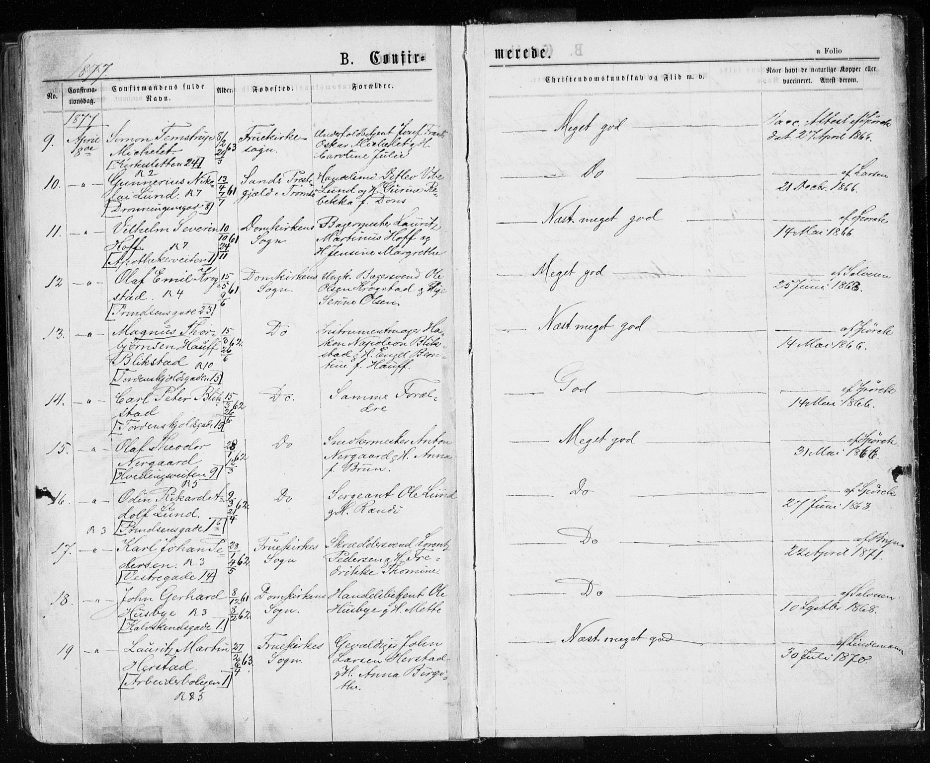 Ministerialprotokoller, klokkerbøker og fødselsregistre - Sør-Trøndelag, SAT/A-1456/601/L0054: Parish register (official) no. 601A22, 1866-1877