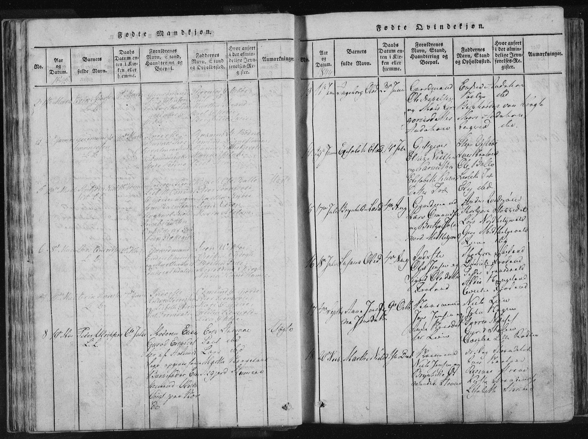 Vikedal sokneprestkontor, AV/SAST-A-101840/01/IV: Parish register (official) no. A 4, 1816-1850, p. 59