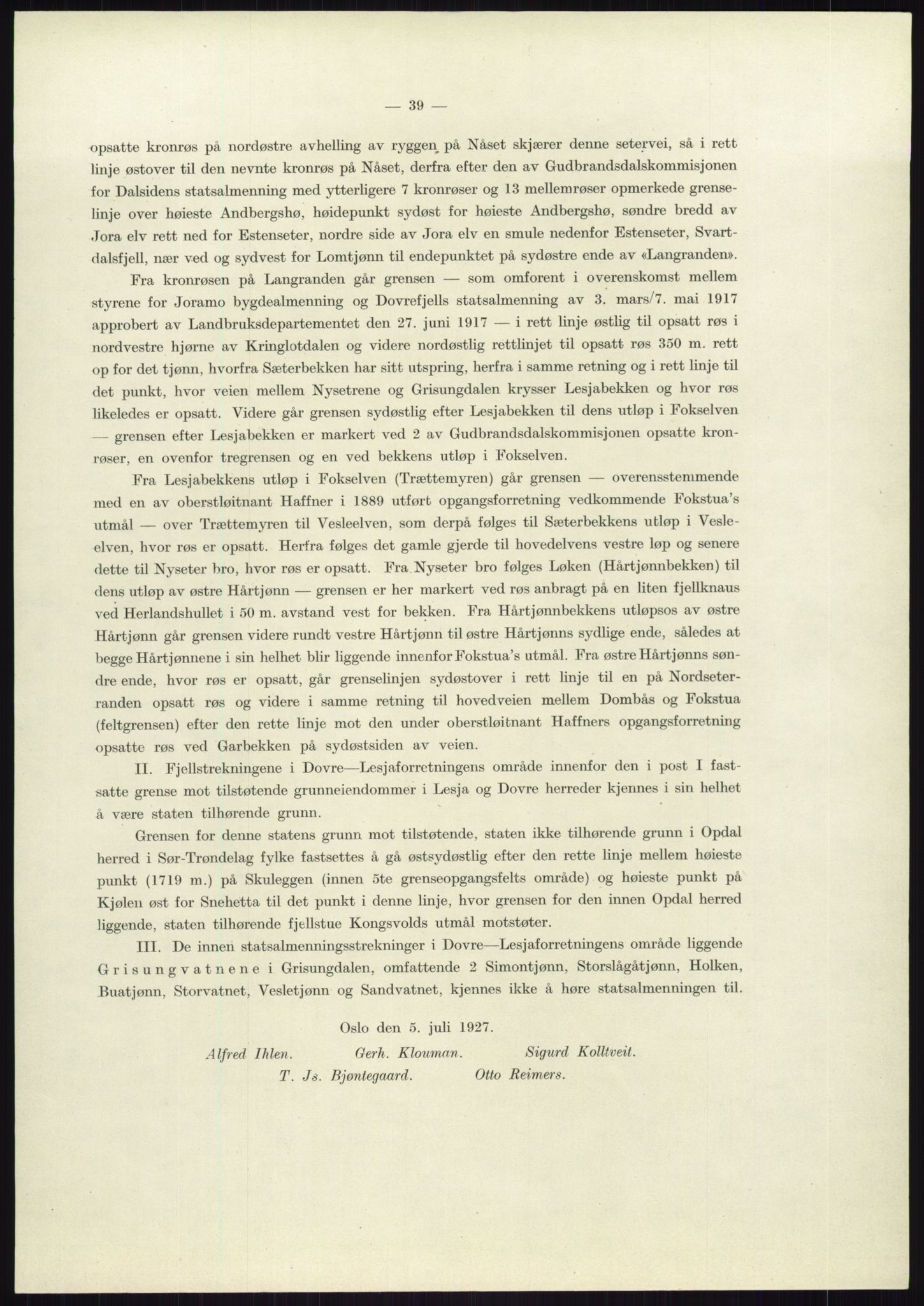 Høyfjellskommisjonen, RA/S-1546/X/Xa/L0001: Nr. 1-33, 1909-1953, p. 3713