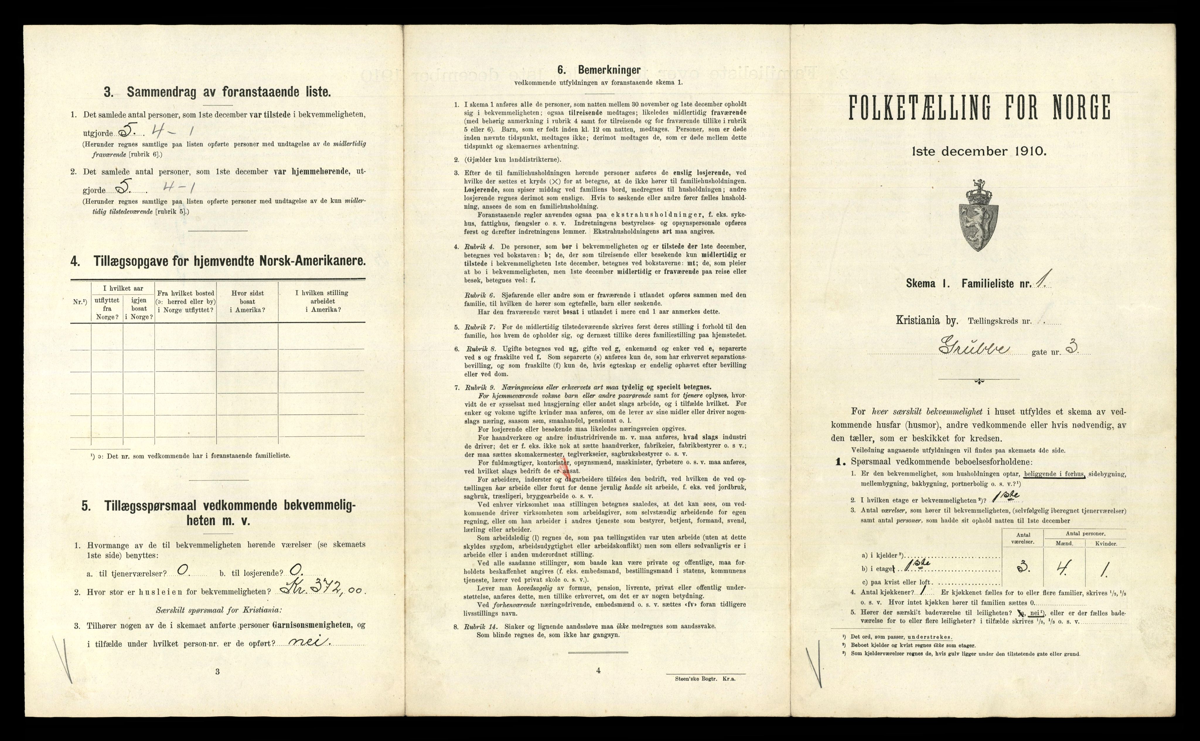 RA, 1910 census for Kristiania, 1910, p. 29199