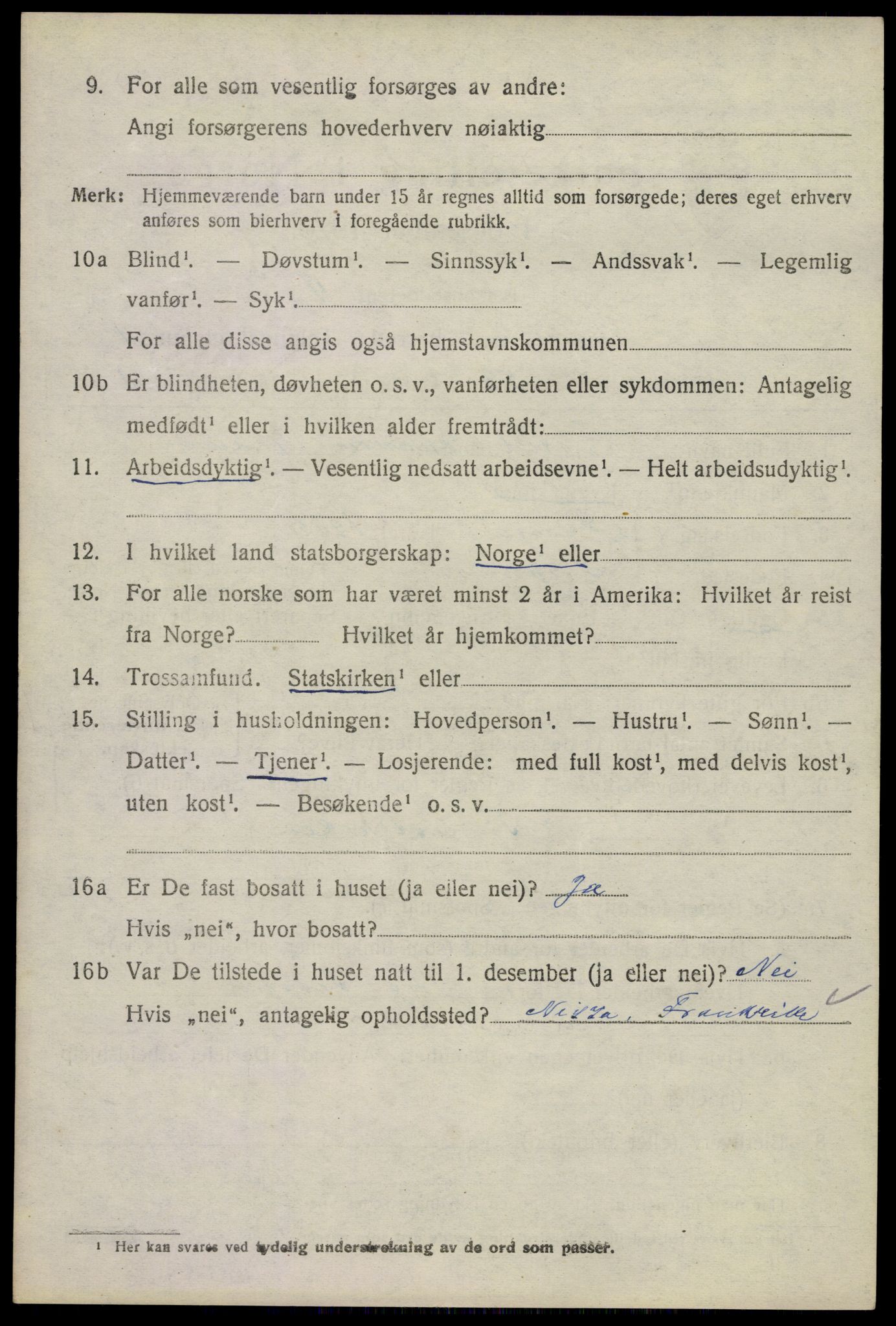 SAKO, 1920 census for Strømm, 1920, p. 1572