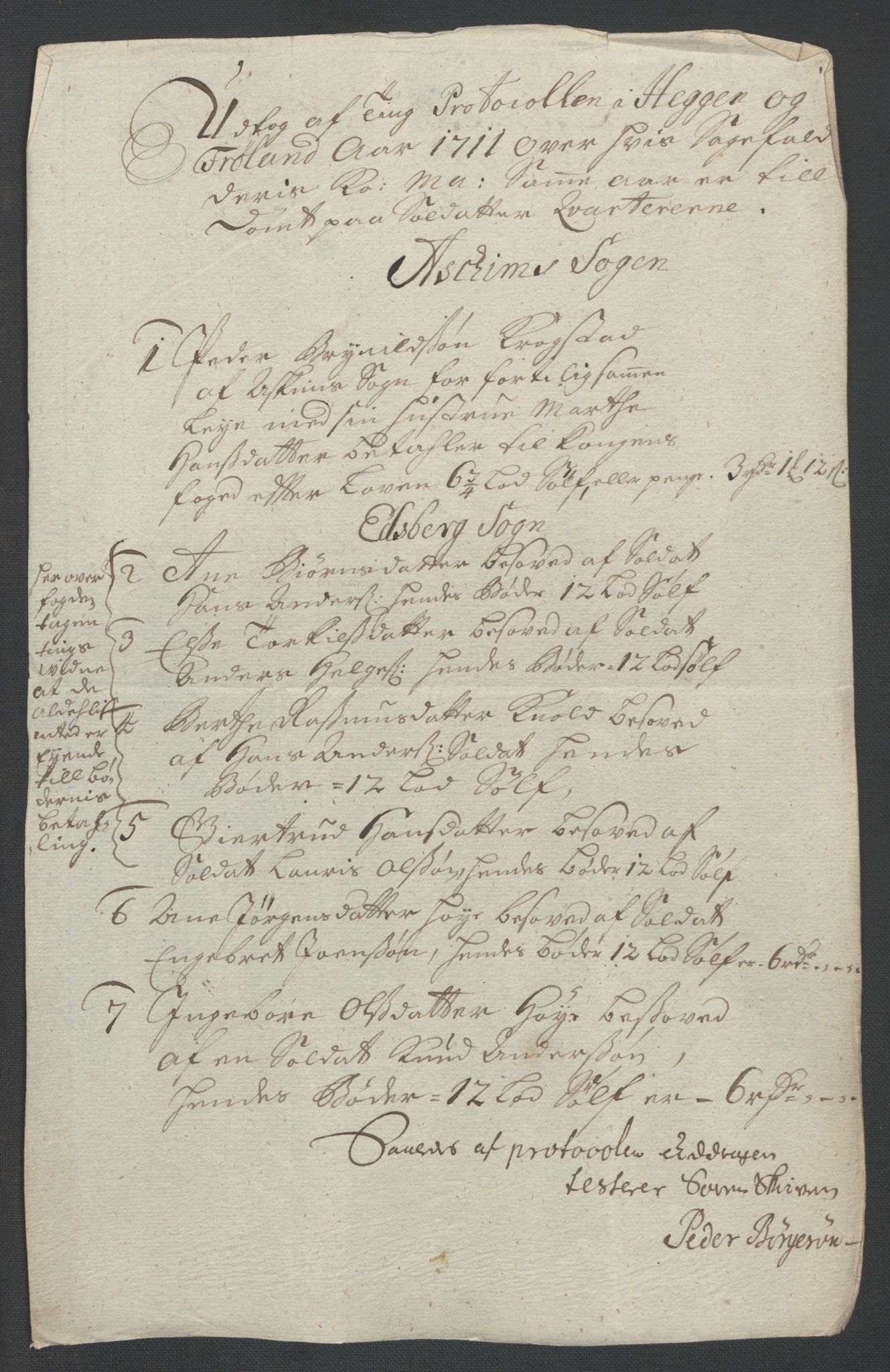 Rentekammeret inntil 1814, Reviderte regnskaper, Fogderegnskap, AV/RA-EA-4092/R07/L0303: Fogderegnskap Rakkestad, Heggen og Frøland, 1711, p. 36