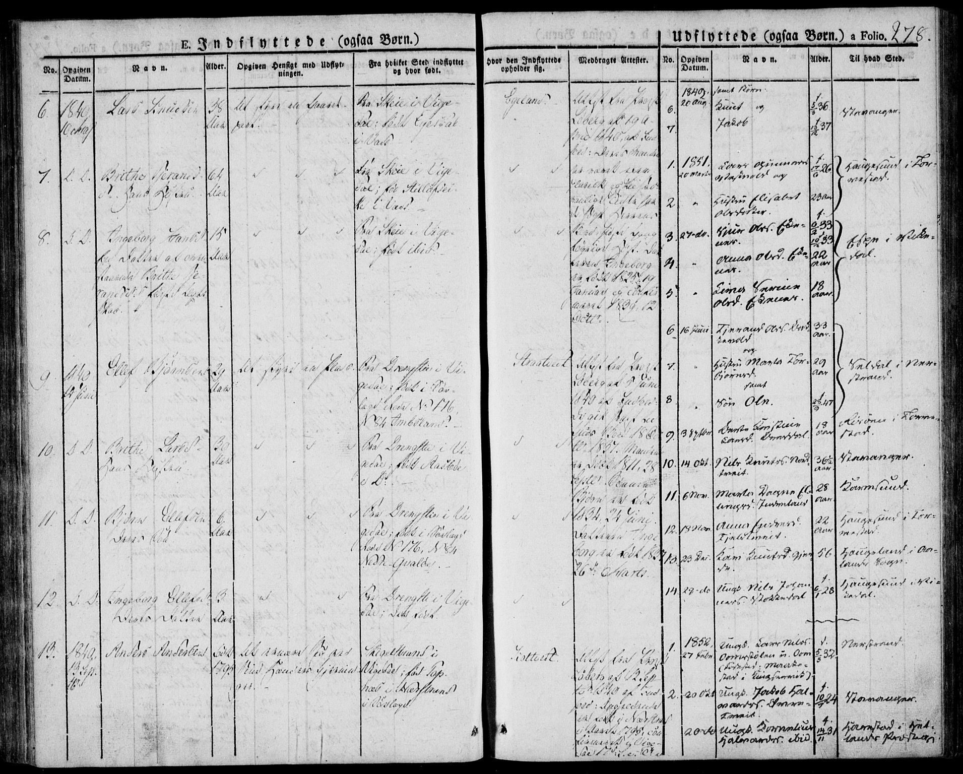 Skjold sokneprestkontor, AV/SAST-A-101847/H/Ha/Haa/L0005: Parish register (official) no. A 5, 1830-1856, p. 278