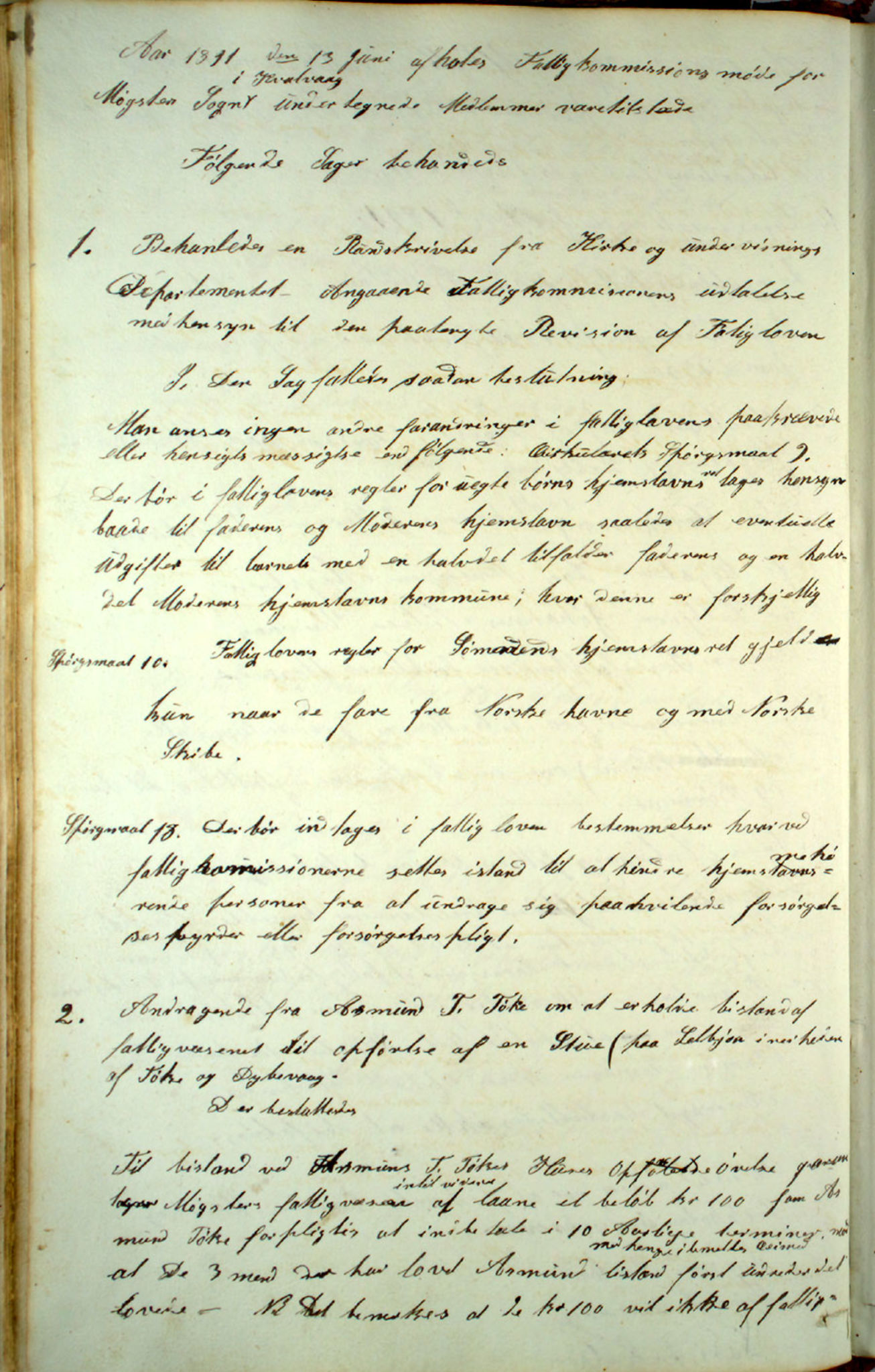 Austevoll kommune. Fattigstyret, IKAH/1244-311/A/Aa/L0001: Møtebok for Møgster fattigkommisjon og fattigstyre, 1846-1920, p. 84b