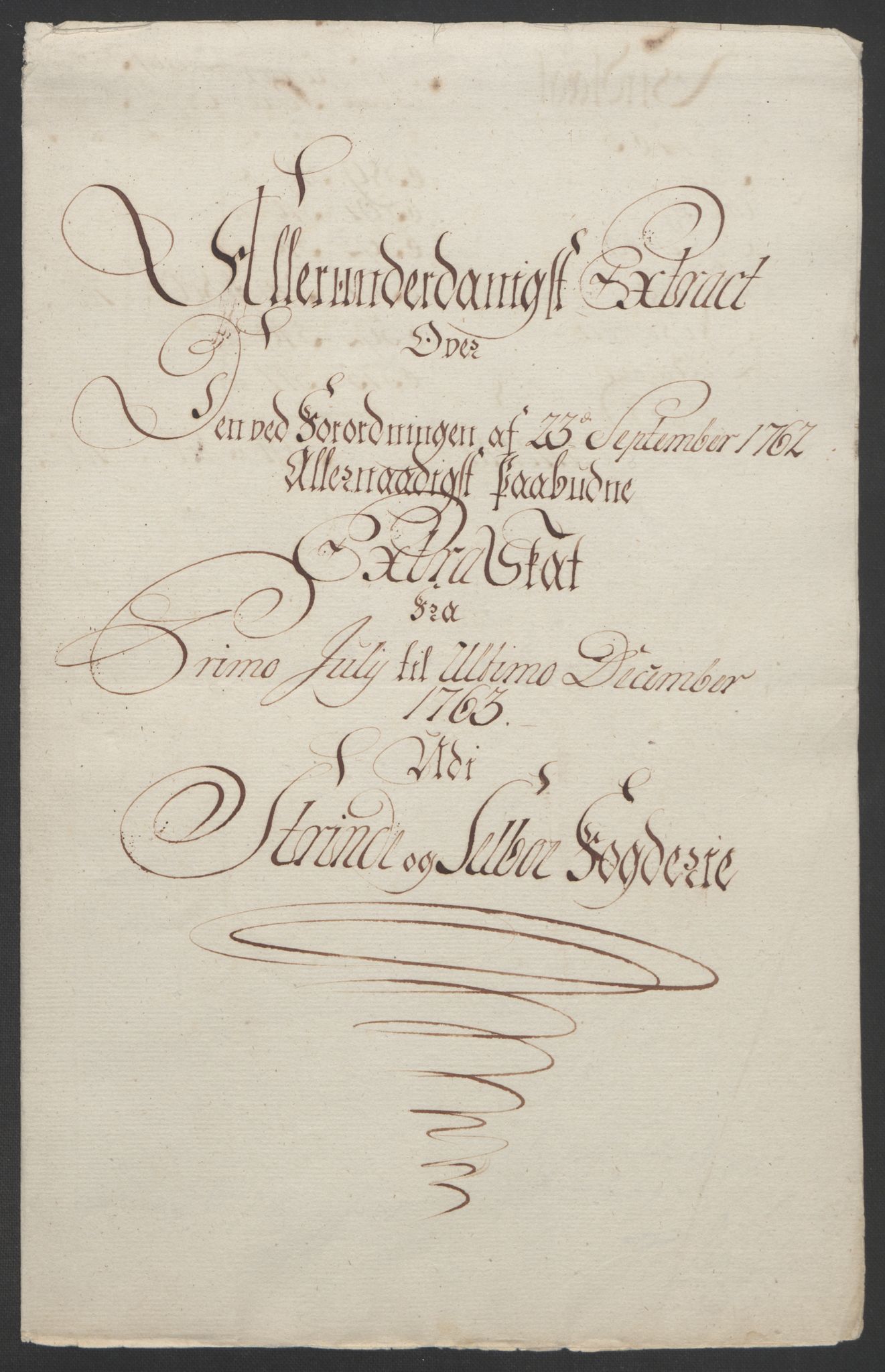 Rentekammeret inntil 1814, Realistisk ordnet avdeling, RA/EA-4070/Ol/L0020/0002: [Gg 10]: Ekstraskatten, 23.09.1762. Romsdal, Strinda, Selbu, Inderøy. / Strinda og Selbu, 1763, p. 171