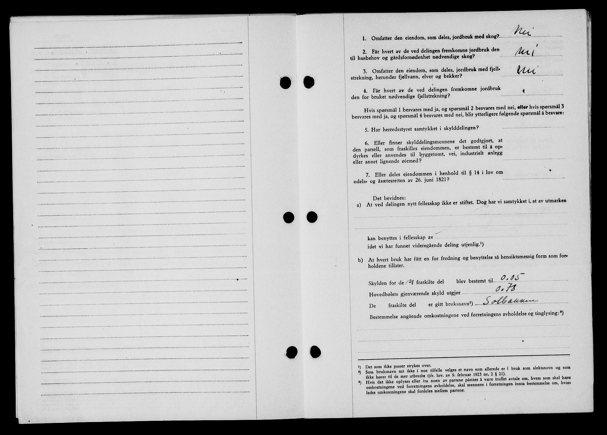 Flekkefjord sorenskriveri, SAK/1221-0001/G/Gb/Gba/L0060: Mortgage book no. A-8, 1945-1946, Diary no: : 183/1946
