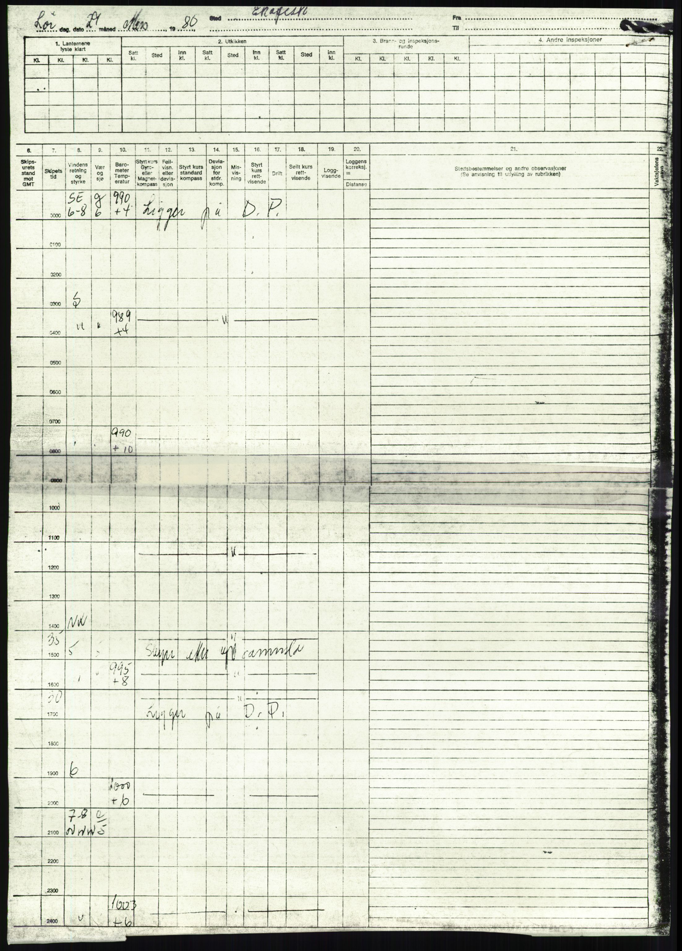 Justisdepartementet, Granskningskommisjonen ved Alexander Kielland-ulykken 27.3.1980, AV/RA-S-1165/D/L0018: R Feltopprydning (Doku.liste + R2, R4-R6 av 6), 1980-1981, p. 437