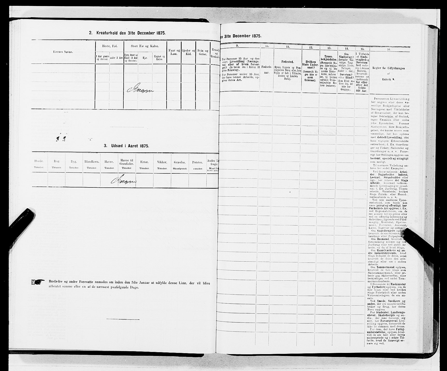 SAB, 1875 census for 1301 Bergen, 1875, p. 4661