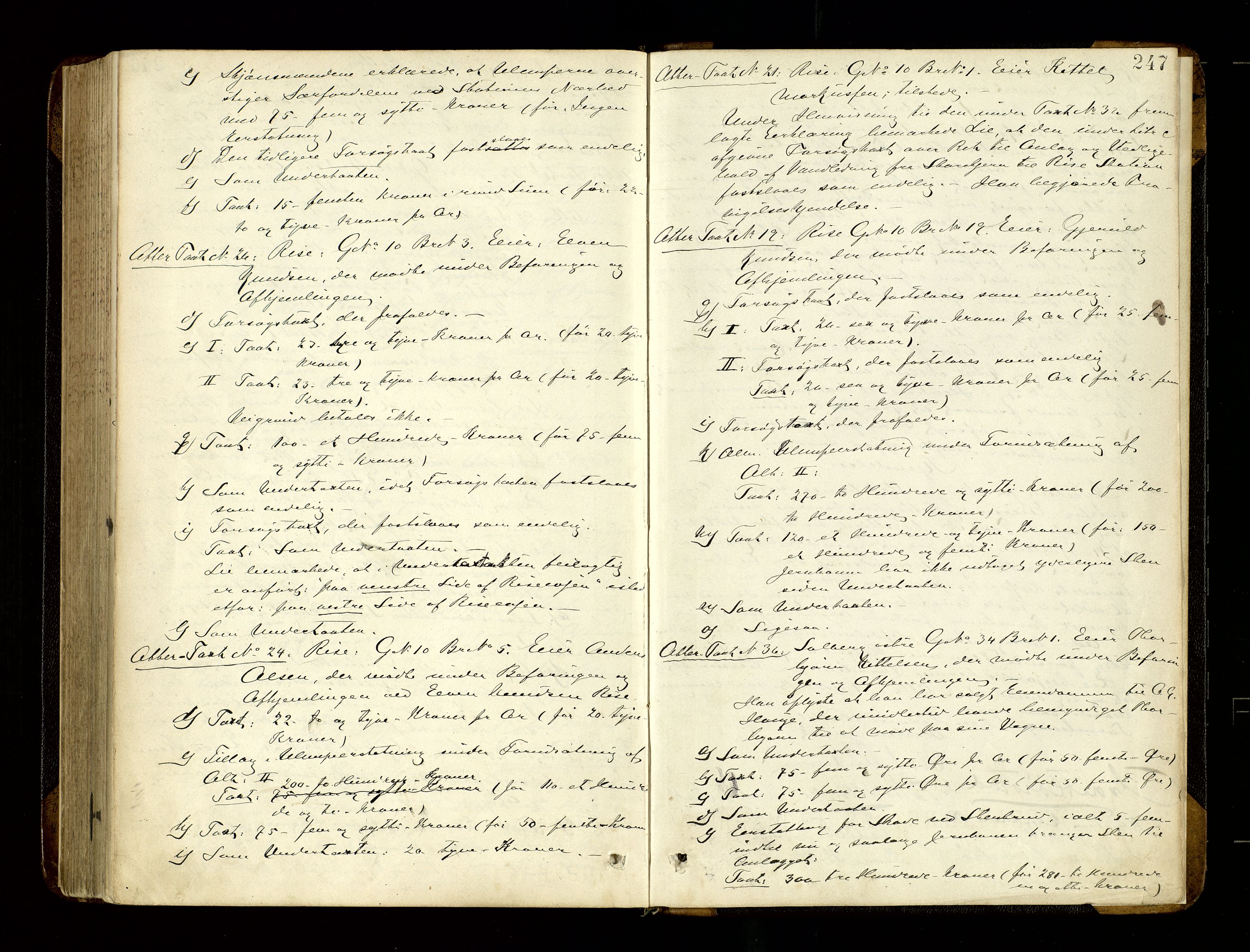 Nedenes sorenskriveri, AV/SAK-1221-0006/F/Fb/L0009: Ekstrarettsprotokoll nr 9, 1902-1905, p. 247
