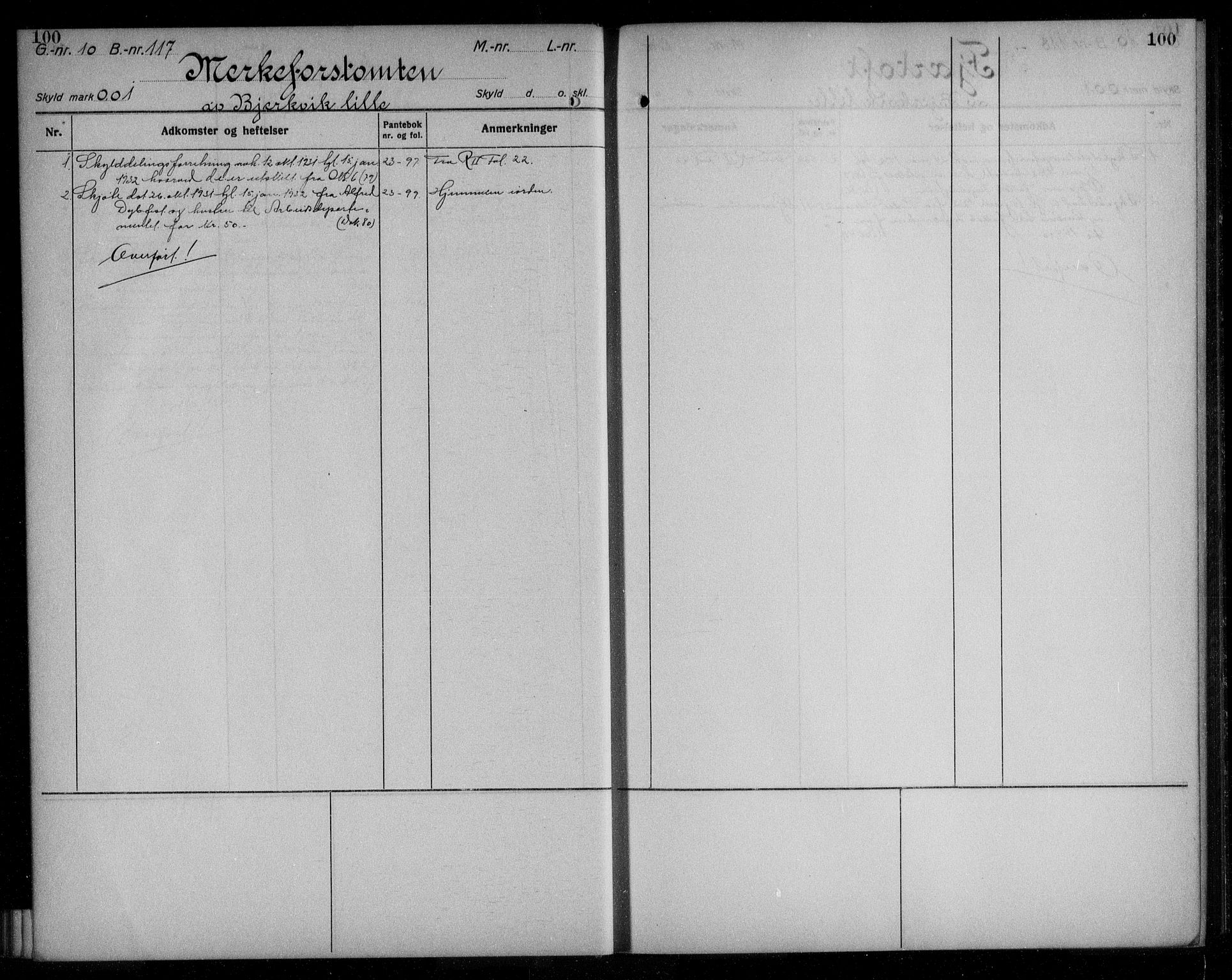 Steigen og Ofoten sorenskriveri, AV/SAT-A-0030/1/2/2A/L0034: Mortgage register no. 34, 1927-1948, p. 100