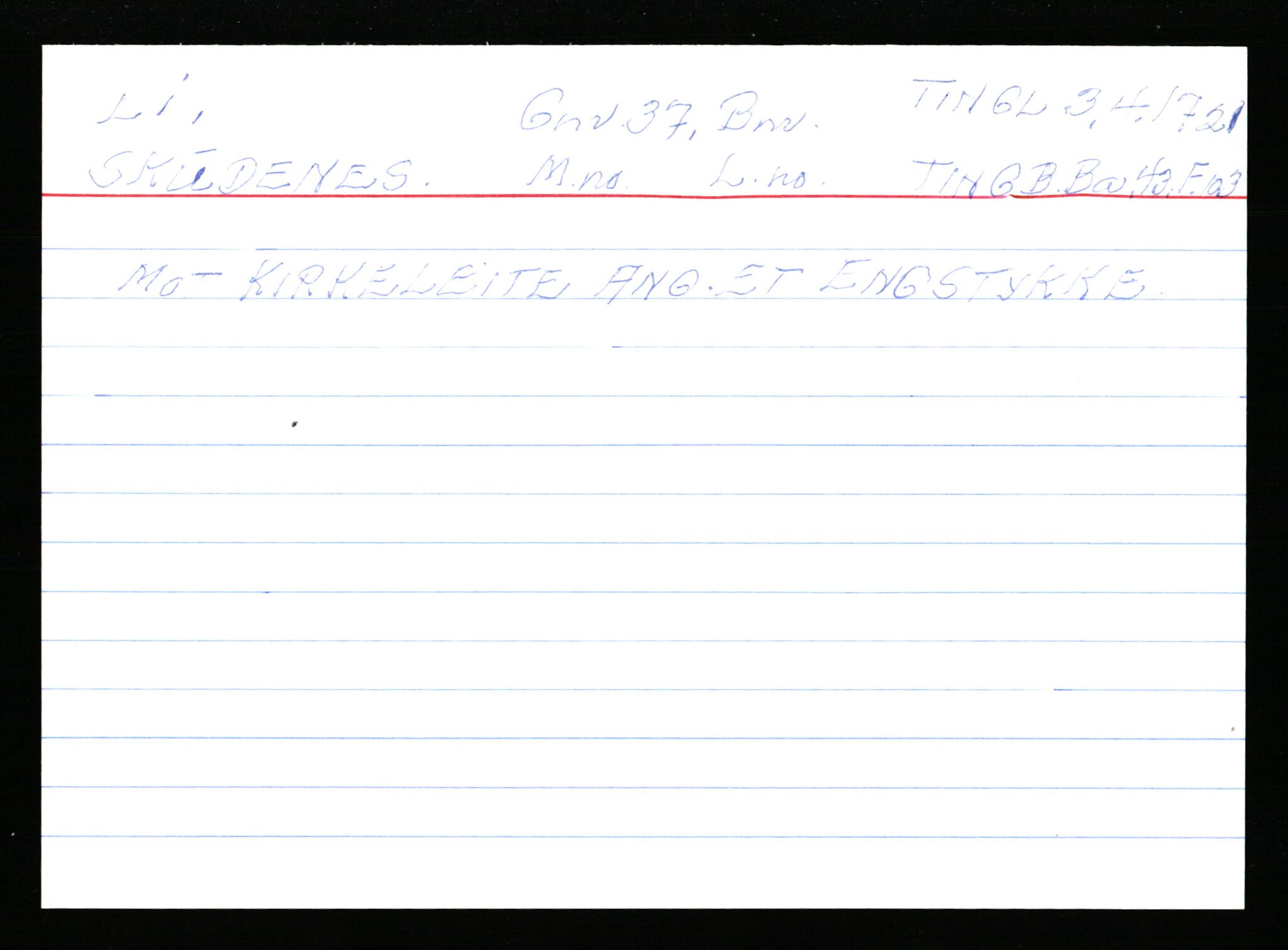 Statsarkivet i Stavanger, AV/SAST-A-101971/03/Y/Ym/L0035: Åstedskort sortert etter gårdsnavn: Leiranger - Lindanger, 1600-1950, p. 332