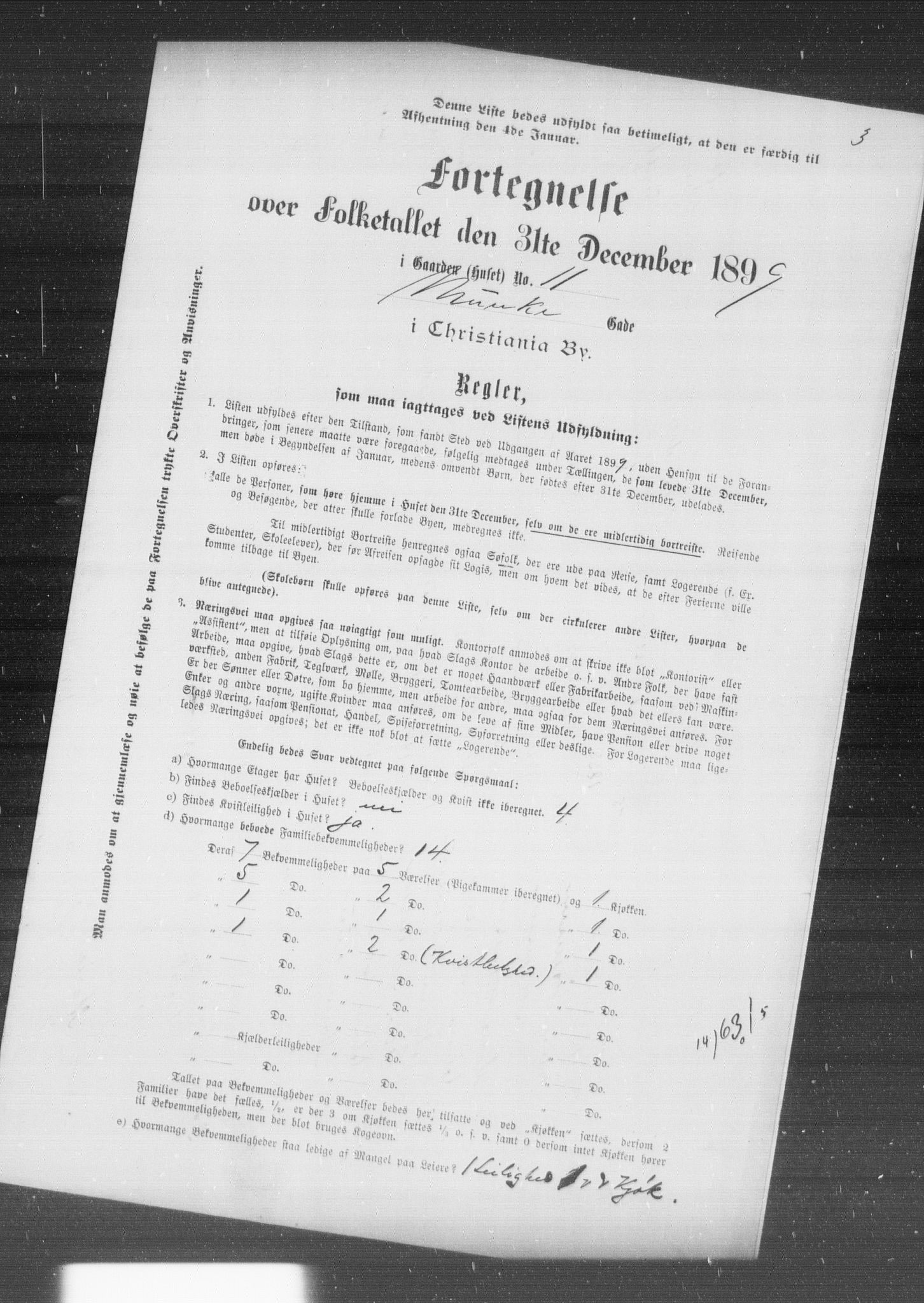 OBA, Municipal Census 1899 for Kristiania, 1899, p. 8838