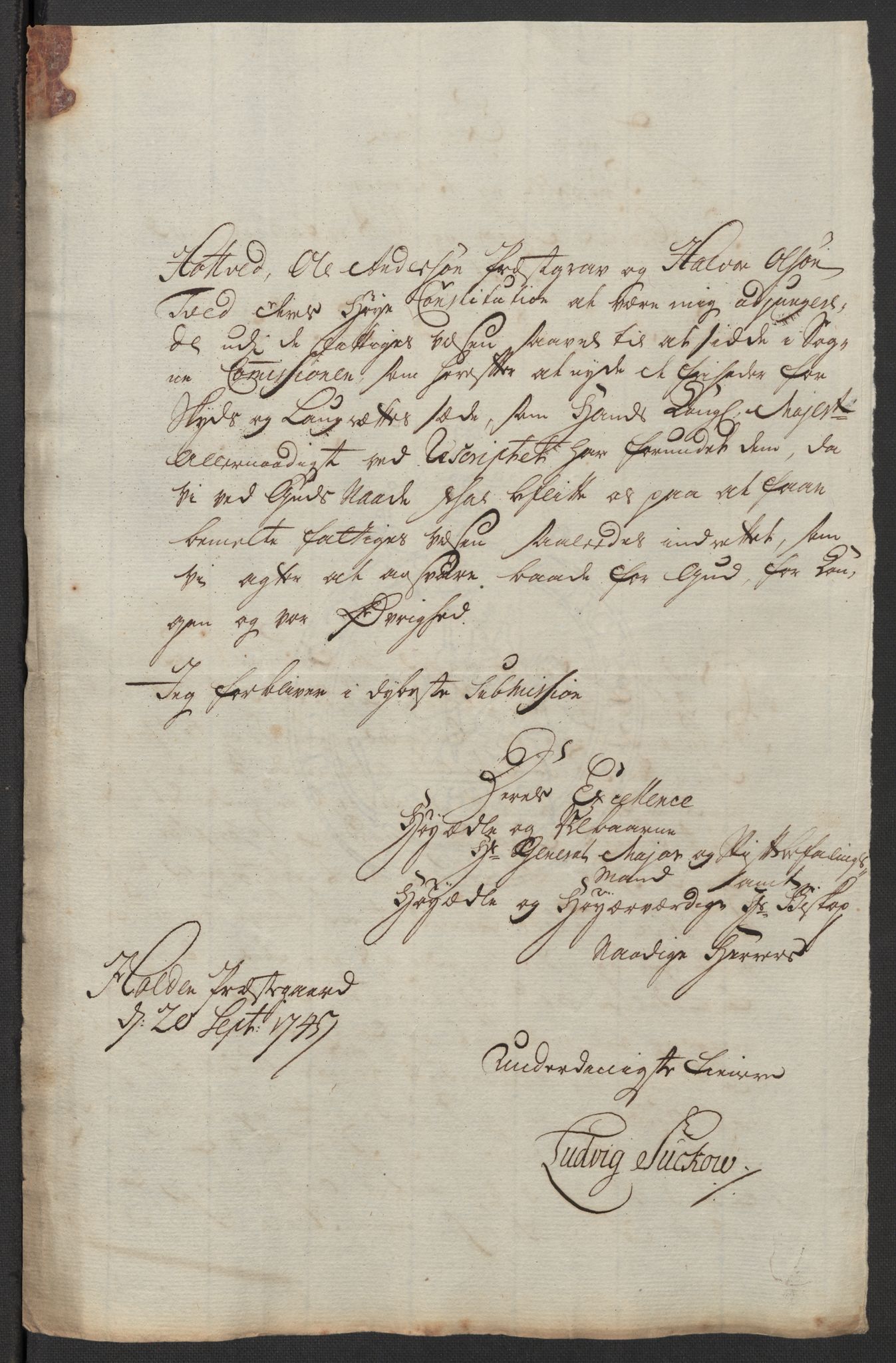 Kristiania tukthus, SAO/A-10644/A/Ad/Adb/L0011: Innkomne skriv, rapporter og regnskap, 1742-1783, p. 351