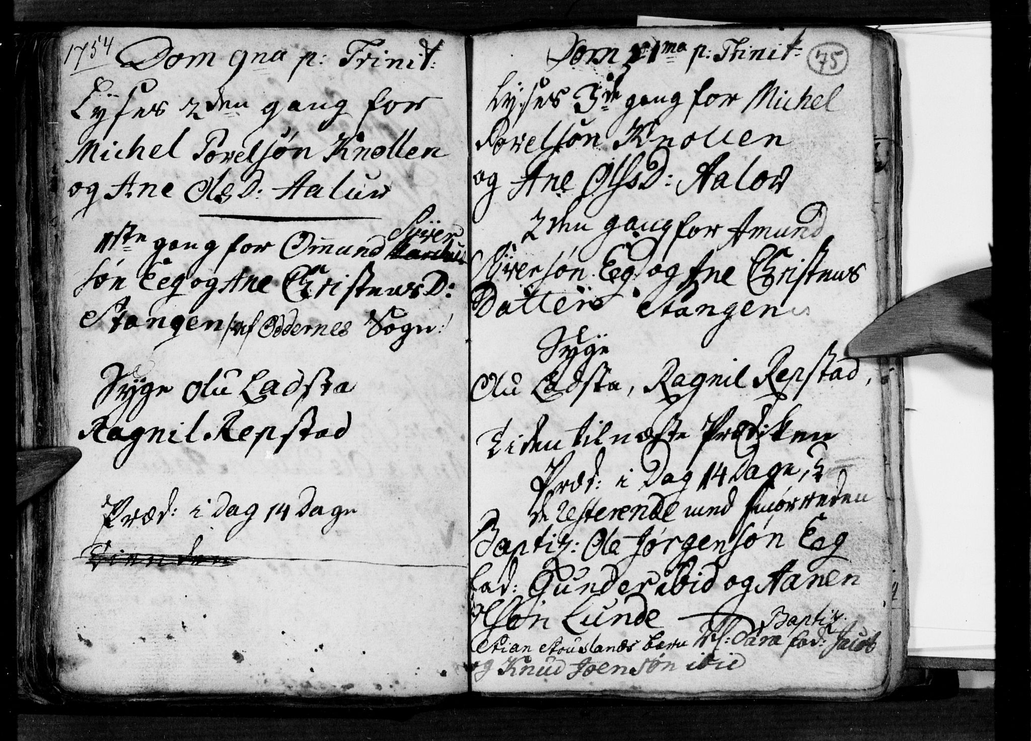 Søgne sokneprestkontor, SAK/1111-0037/F/Fa/Fab/L0003: Parish register (official) no. A 3, 1751-1759, p. 75