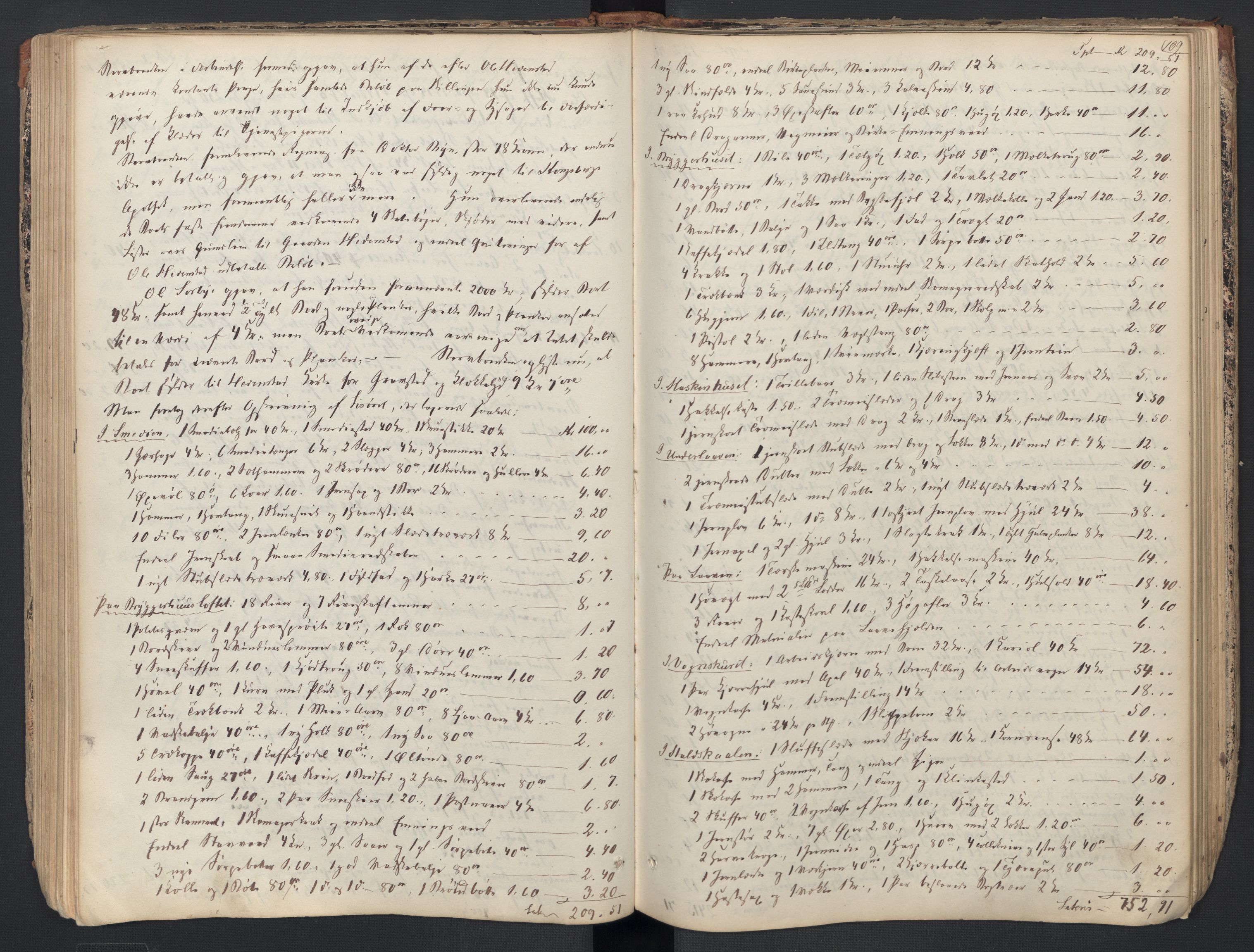 Øvre Sandsvær lensmannskontor, AV/SAKO-A-514/H/Hb/L0001: Registreringsprotokoll, 1858-1887, p. 109
