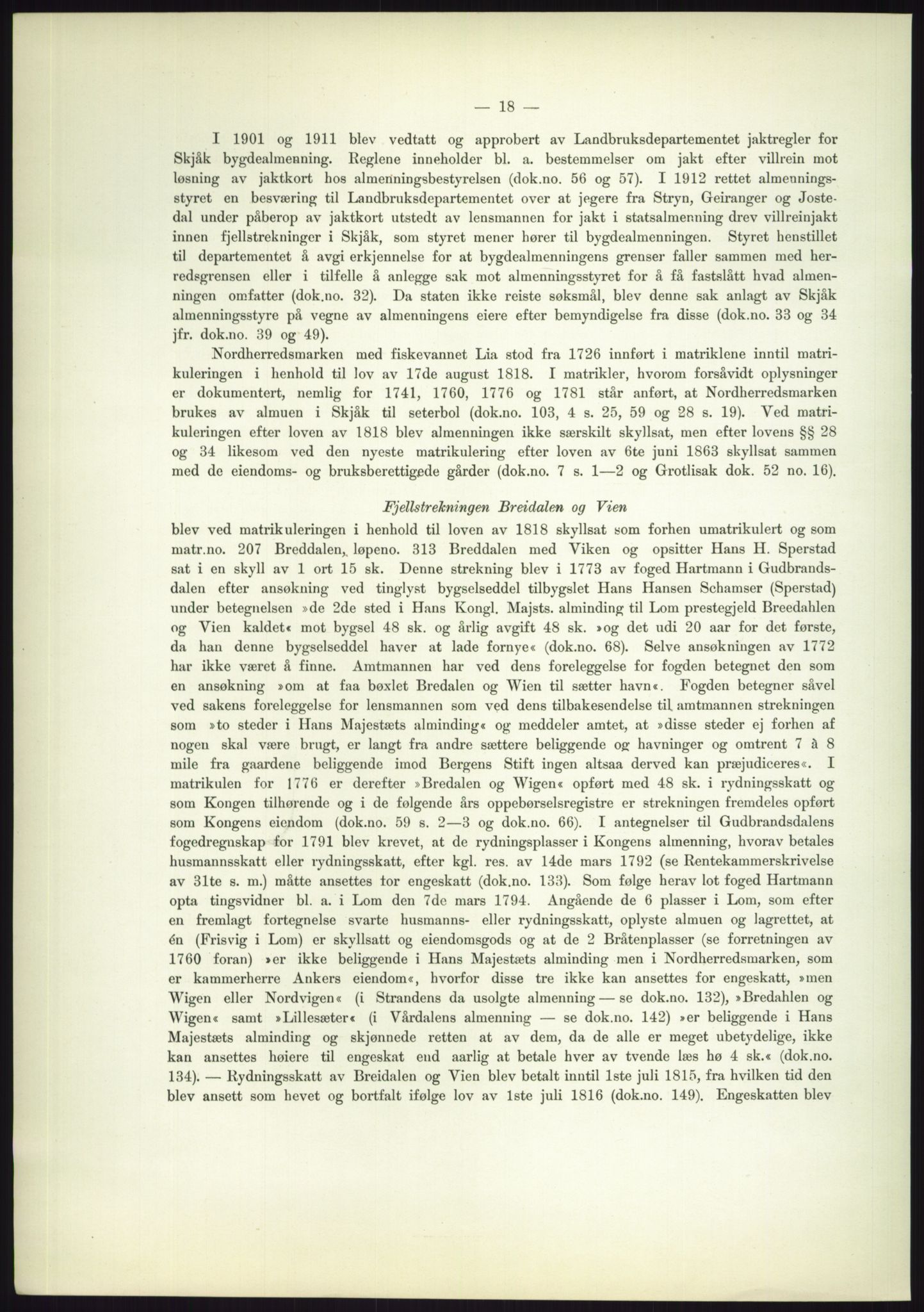 Høyfjellskommisjonen, AV/RA-S-1546/X/Xa/L0001: Nr. 1-33, 1909-1953, p. 2927