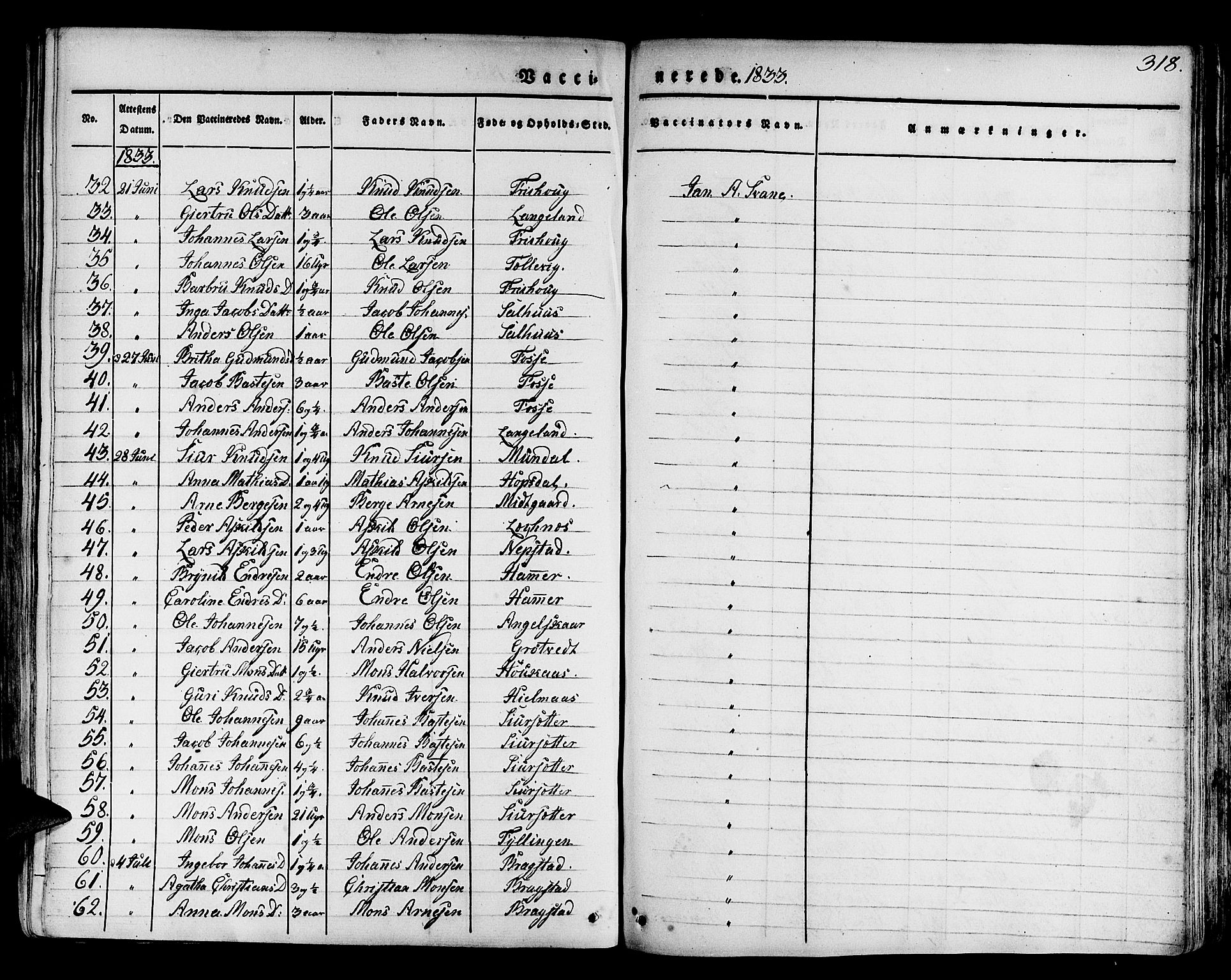 Hamre sokneprestembete, SAB/A-75501/H/Ha/Haa/Haaa/L0011: Parish register (official) no. A 11, 1826-1834, p. 318
