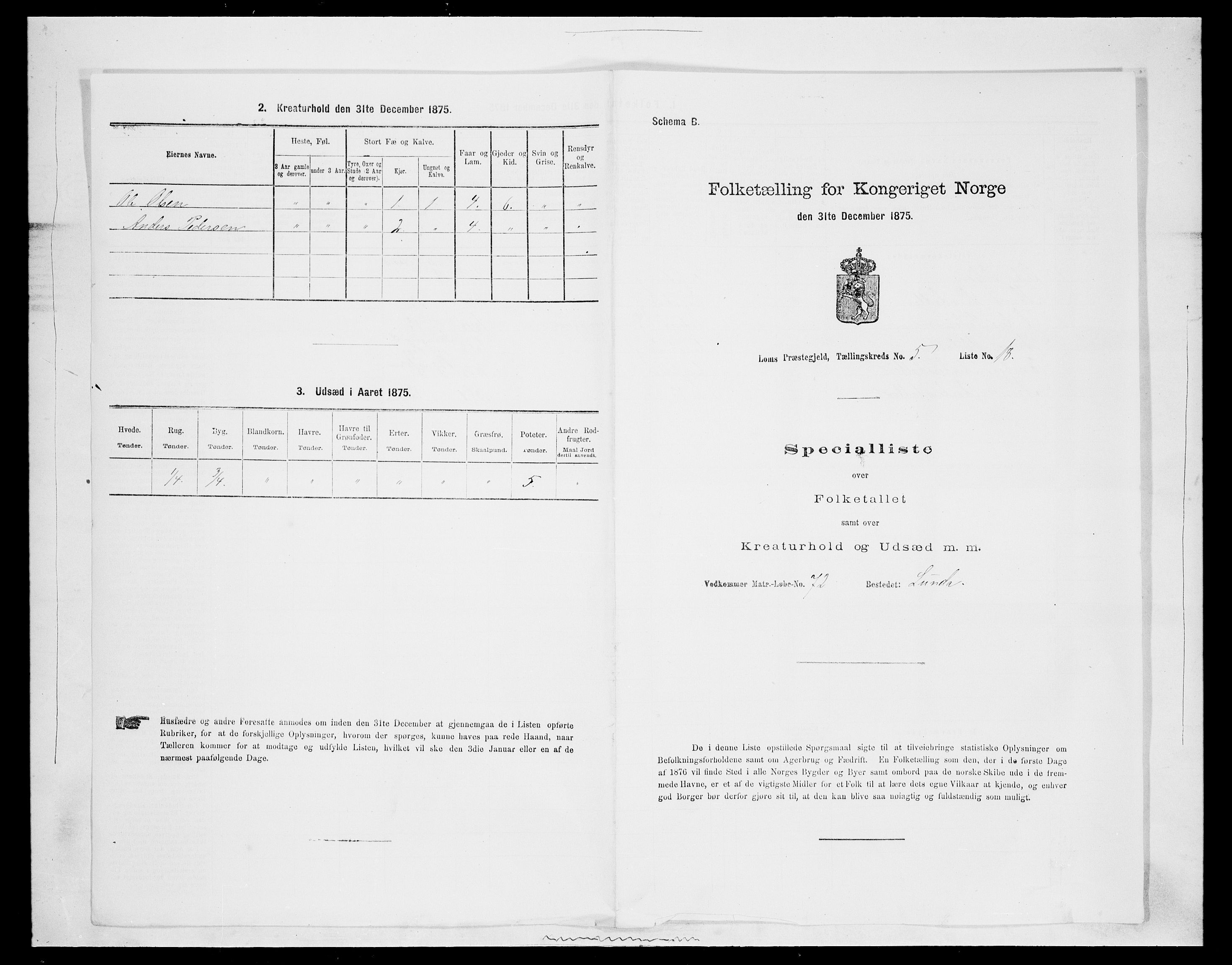 SAH, 1875 census for 0514P Lom, 1875, p. 777