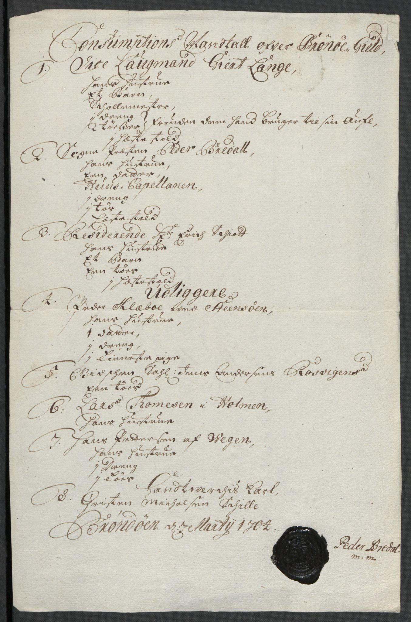 Rentekammeret inntil 1814, Reviderte regnskaper, Fogderegnskap, RA/EA-4092/R65/L4508: Fogderegnskap Helgeland, 1702-1705, p. 349