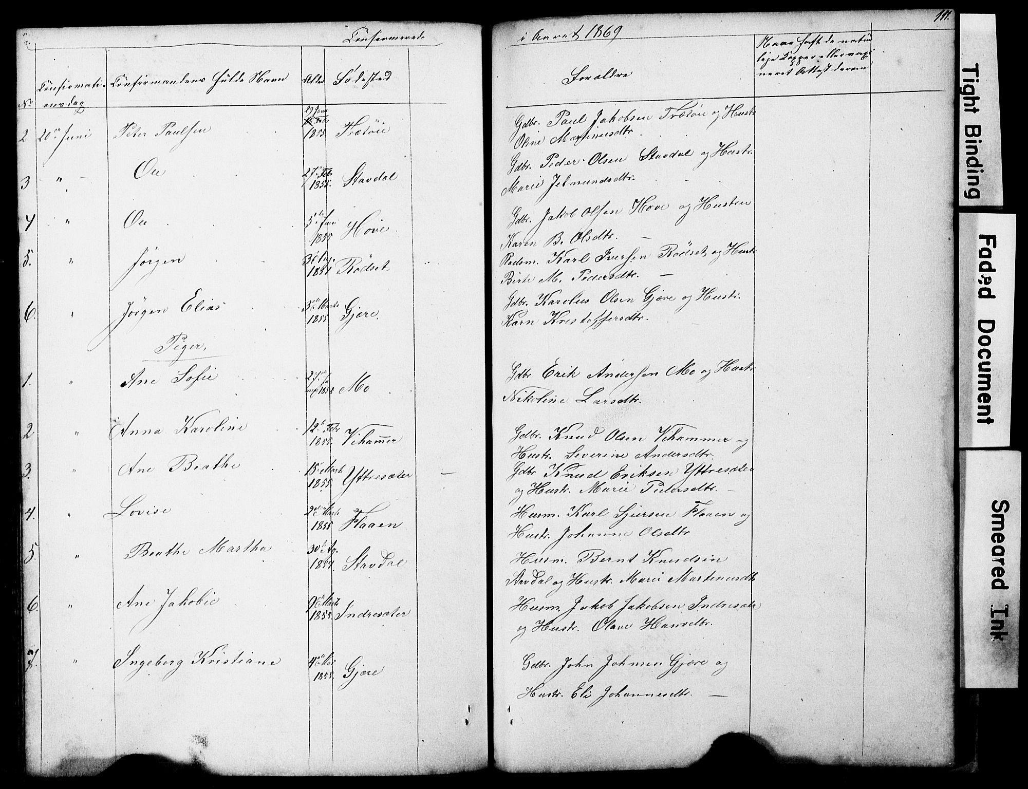 Ministerialprotokoller, klokkerbøker og fødselsregistre - Møre og Romsdal, AV/SAT-A-1454/521/L0301: Parish register (copy) no. 521C02, 1854-1881, p. 111