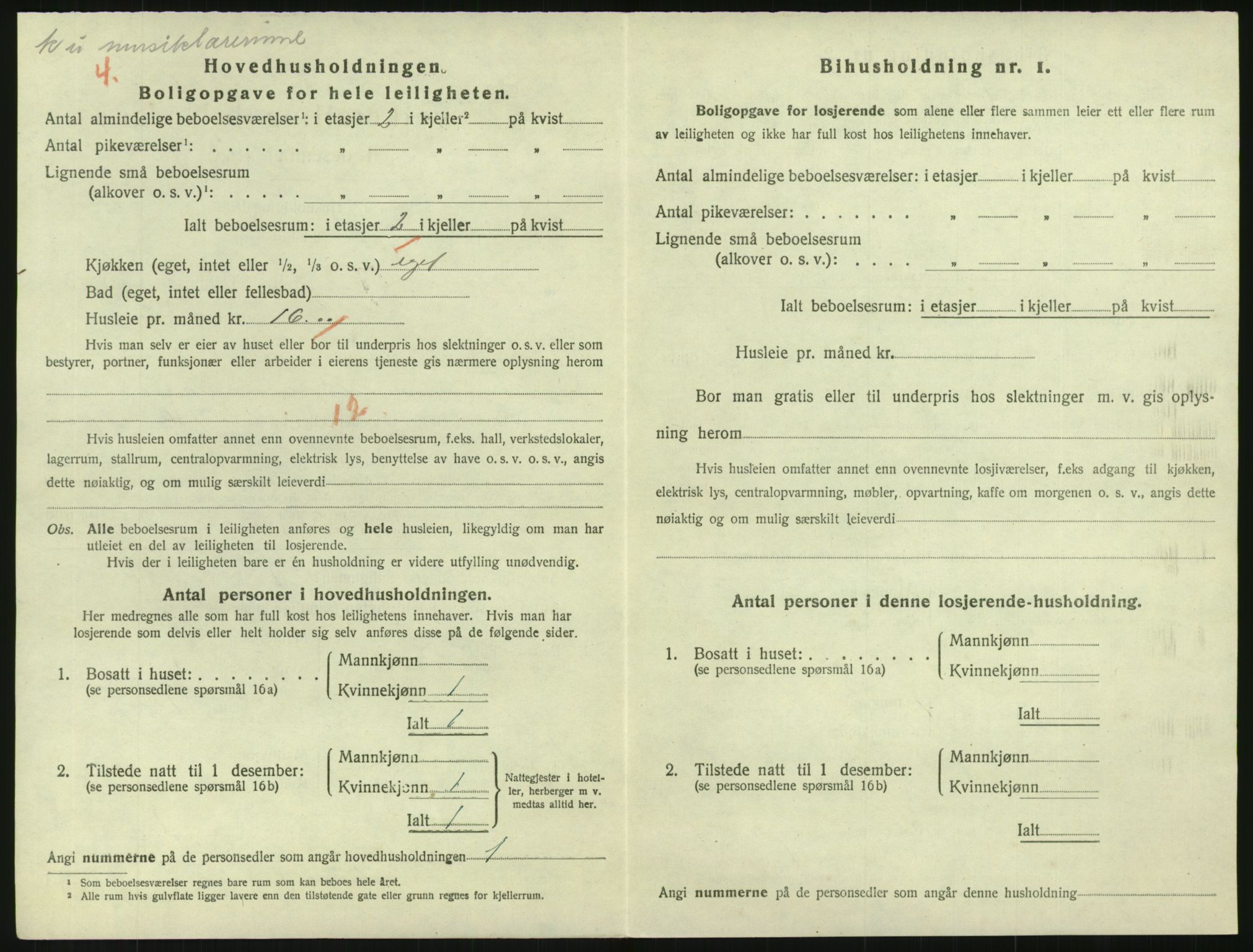 SAK, 1920 census for Grimstad, 1920, p. 1738