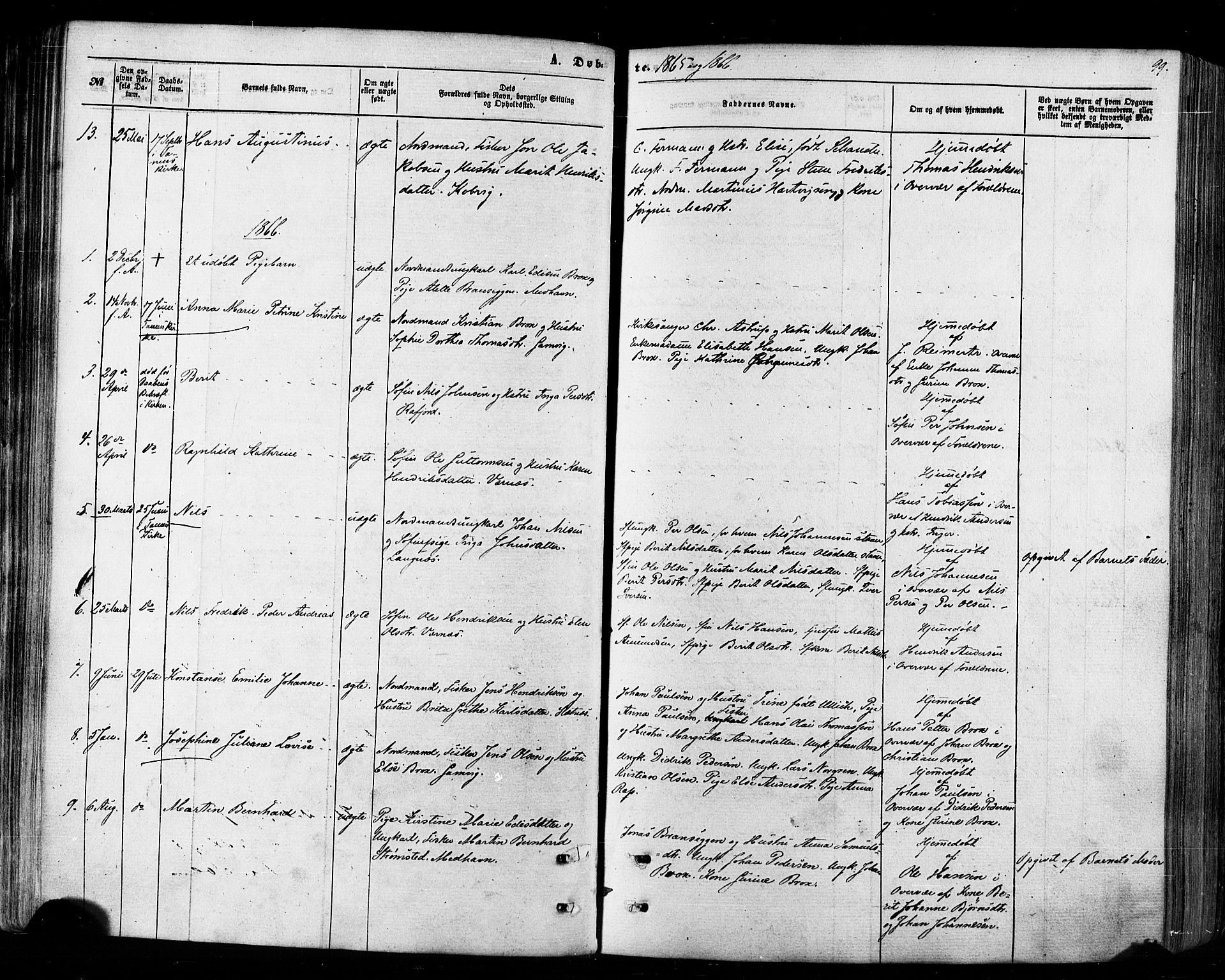 Tana sokneprestkontor, AV/SATØ-S-1334/H/Ha/L0002kirke: Parish register (official) no. 2 /2, 1862-1877, p. 99