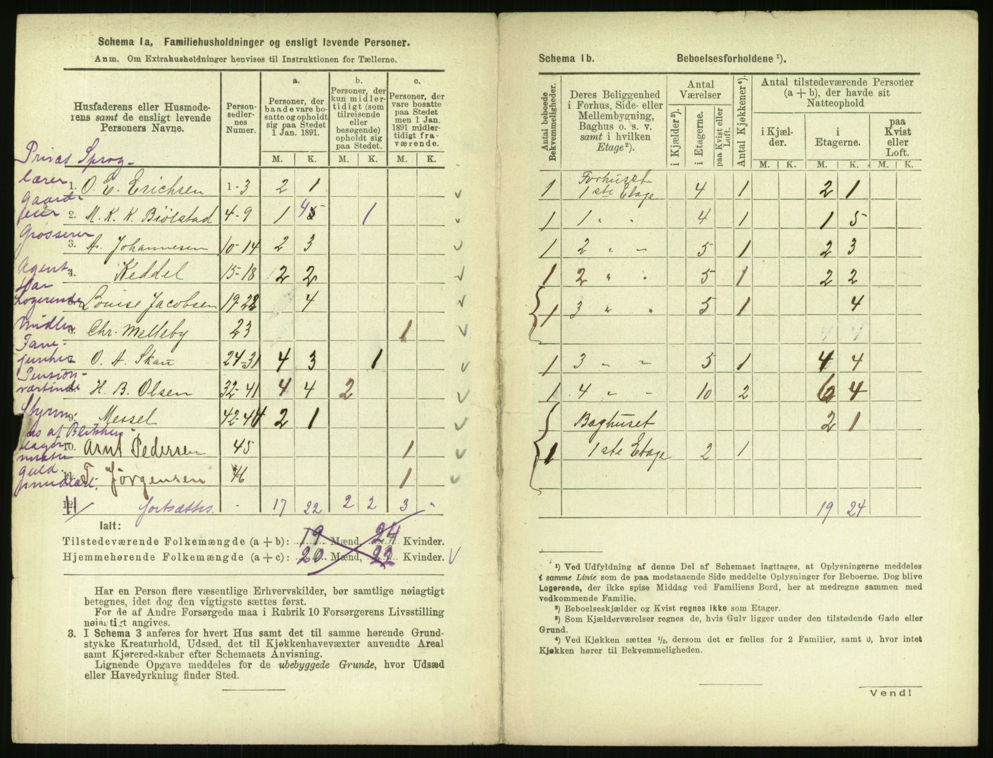 RA, 1891 census for 0301 Kristiania, 1891, p. 44830