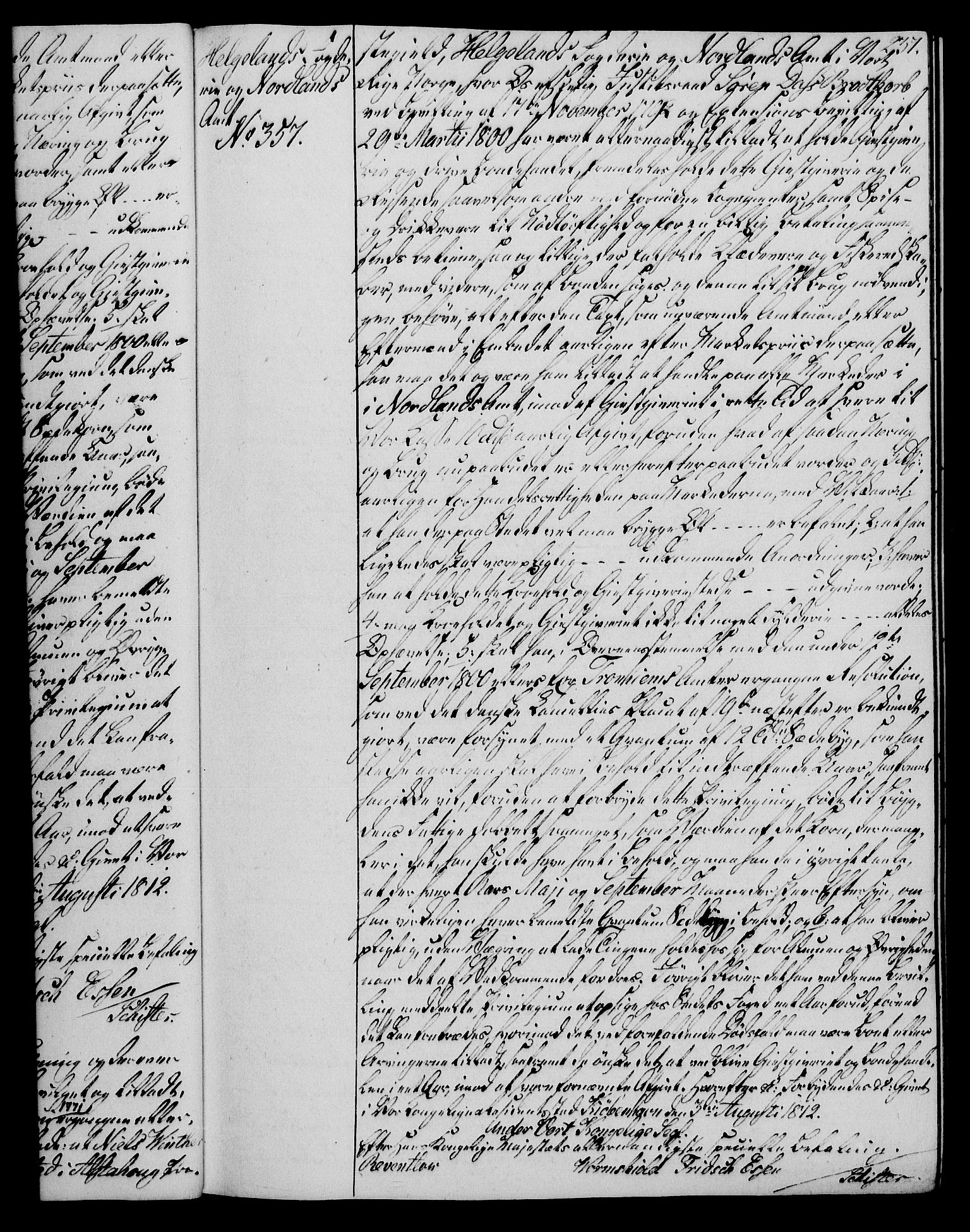 Rentekammeret, Kammerkanselliet, AV/RA-EA-3111/G/Gg/Gga/L0020: Norsk ekspedisjonsprotokoll med register (merket RK 53.20), 1811-1814, p. 237