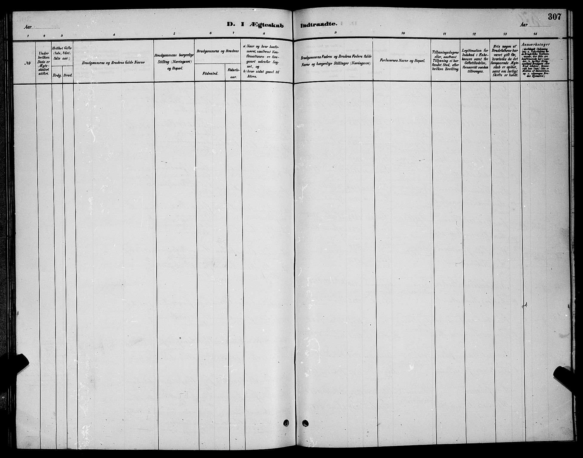 Ibestad sokneprestembete, AV/SATØ-S-0077/H/Ha/Hab/L0007klokker: Parish register (copy) no. 7, 1879-1889, p. 307