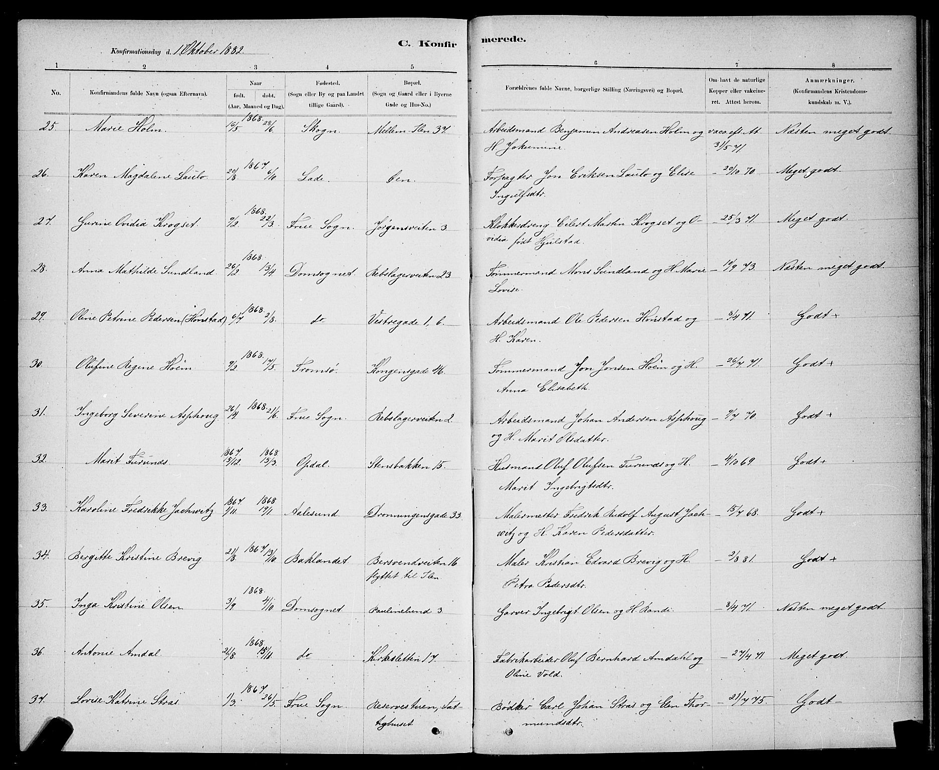 Ministerialprotokoller, klokkerbøker og fødselsregistre - Sør-Trøndelag, AV/SAT-A-1456/601/L0091: Parish register (copy) no. 601C09, 1878-1883