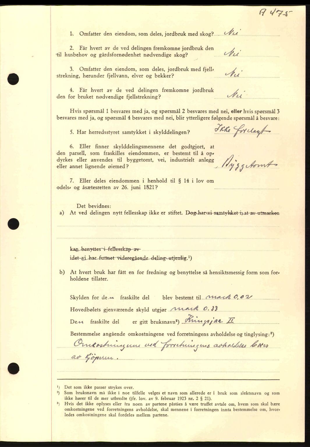 Nordmøre sorenskriveri, AV/SAT-A-4132/1/2/2Ca: Mortgage book no. A93, 1942-1942, Diary no: : 2130/1942