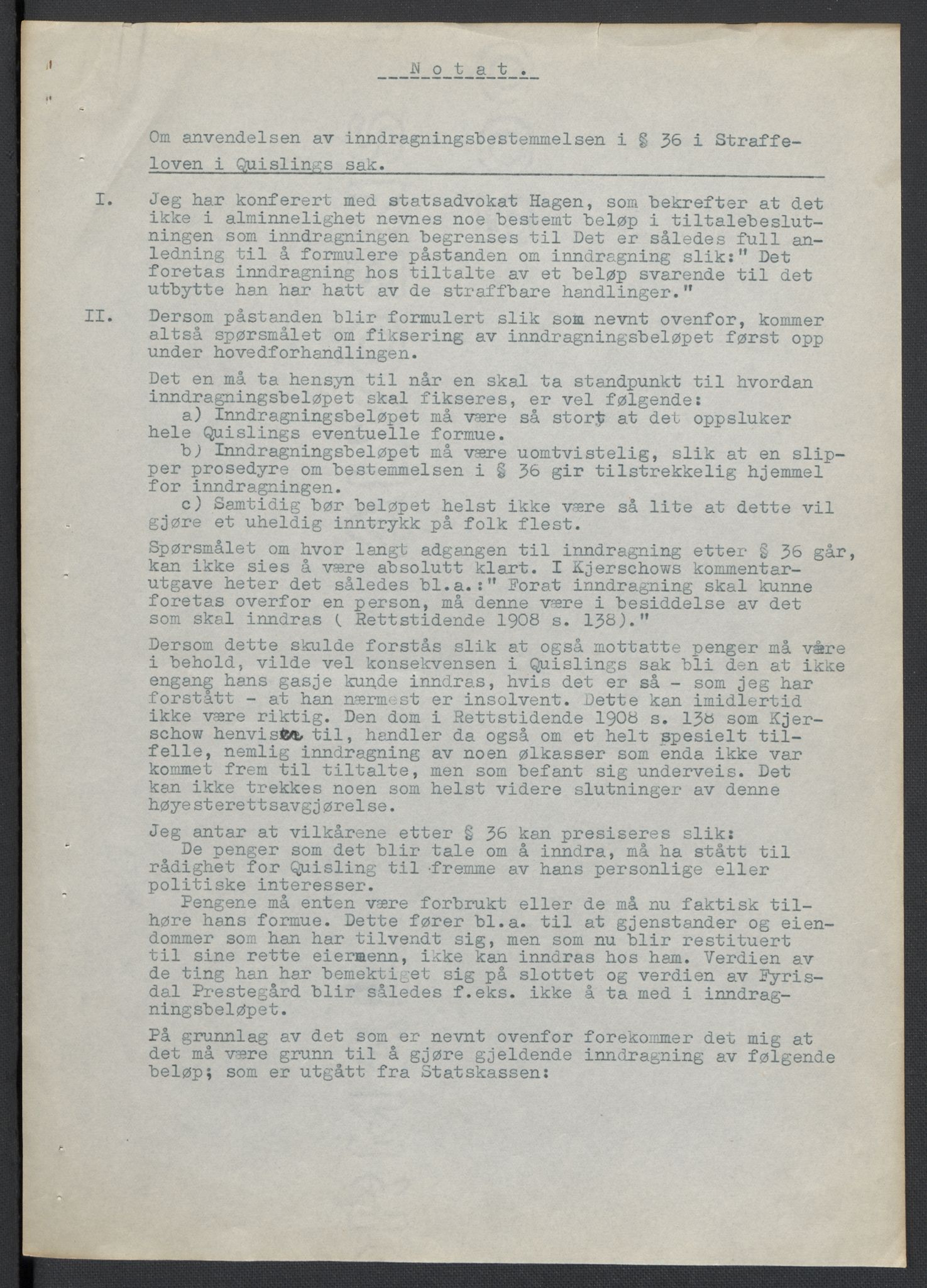 Landssvikarkivet, Oslo politikammer, AV/RA-S-3138-01/D/Da/L0003: Dnr. 29, 1945, p. 3502