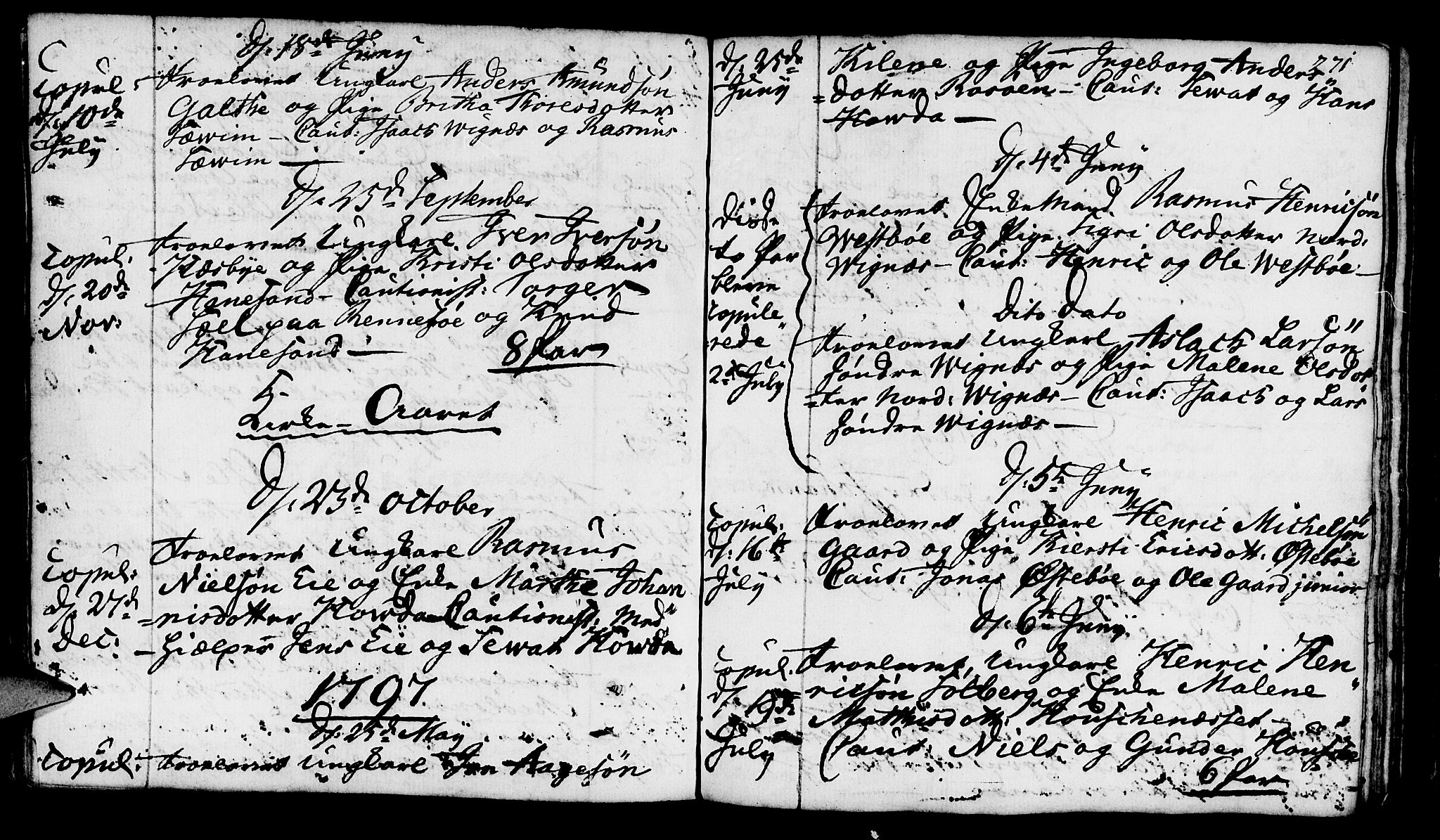 Finnøy sokneprestkontor, SAST/A-101825/H/Ha/Haa/L0005: Parish register (official) no. A 5, 1773-1816, p. 271