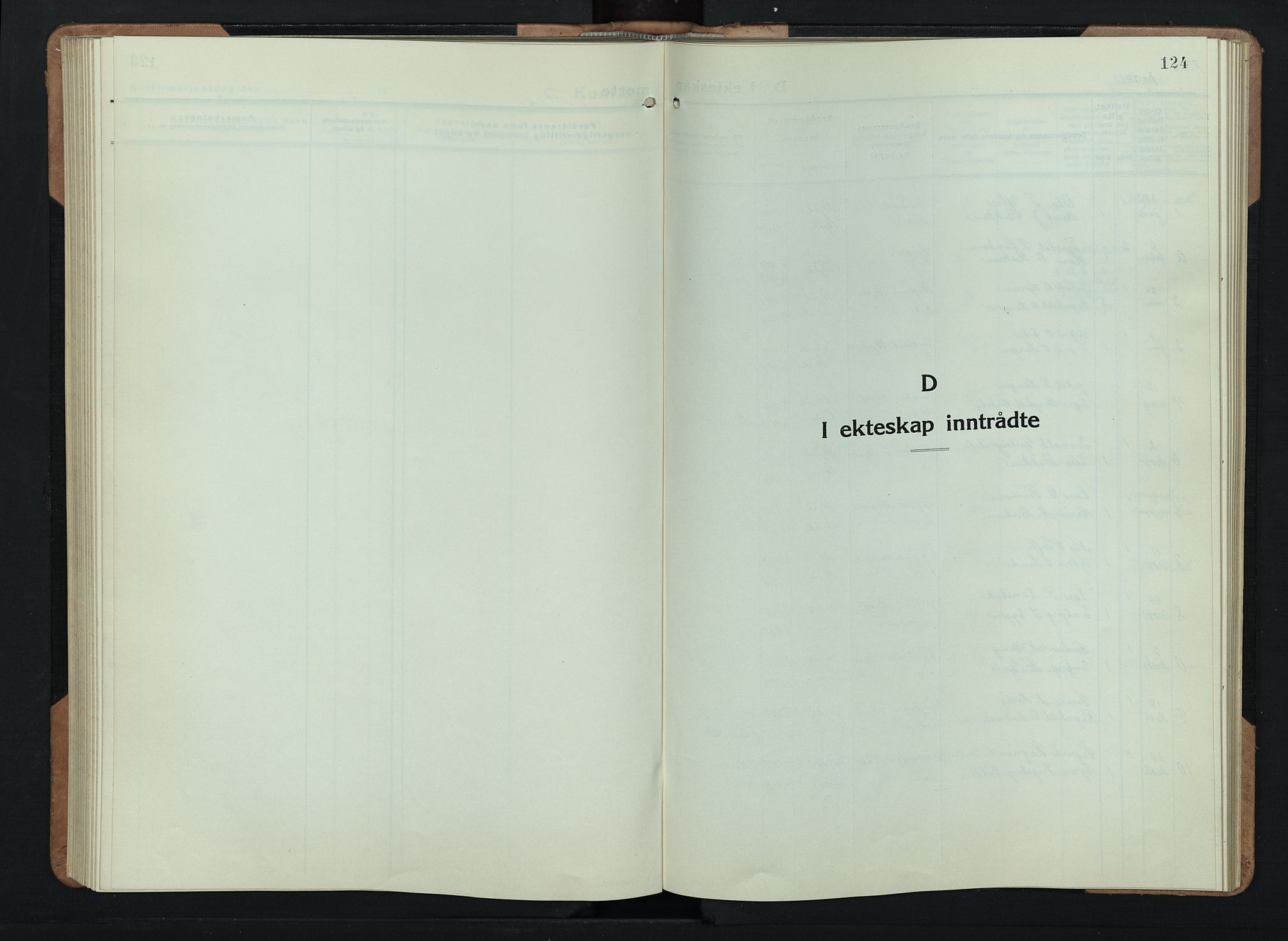 Skjåk prestekontor, SAH/PREST-072/H/Ha/Hab/L0006: Parish register (copy) no. 6, 1933-1954, p. 124