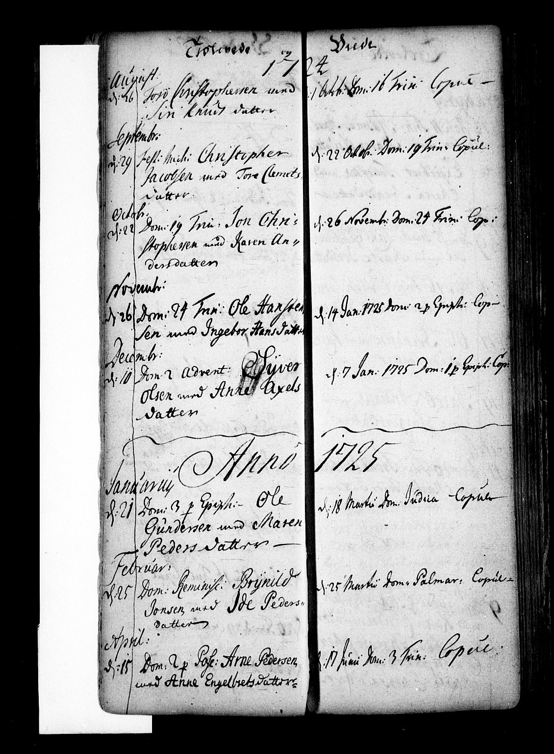 Enebakk prestekontor Kirkebøker, SAO/A-10171c/F/Fa/L0001: Parish register (official) no. I 1, 1719-1754