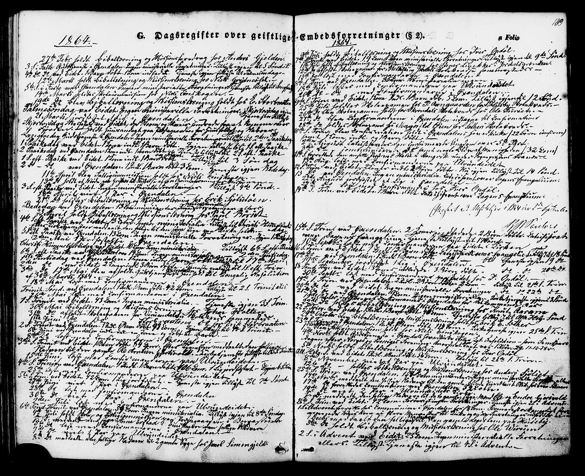 Ministerialprotokoller, klokkerbøker og fødselsregistre - Møre og Romsdal, SAT/A-1454/588/L1004: Parish register (official) no. 588A01, 1854-1870, p. 159