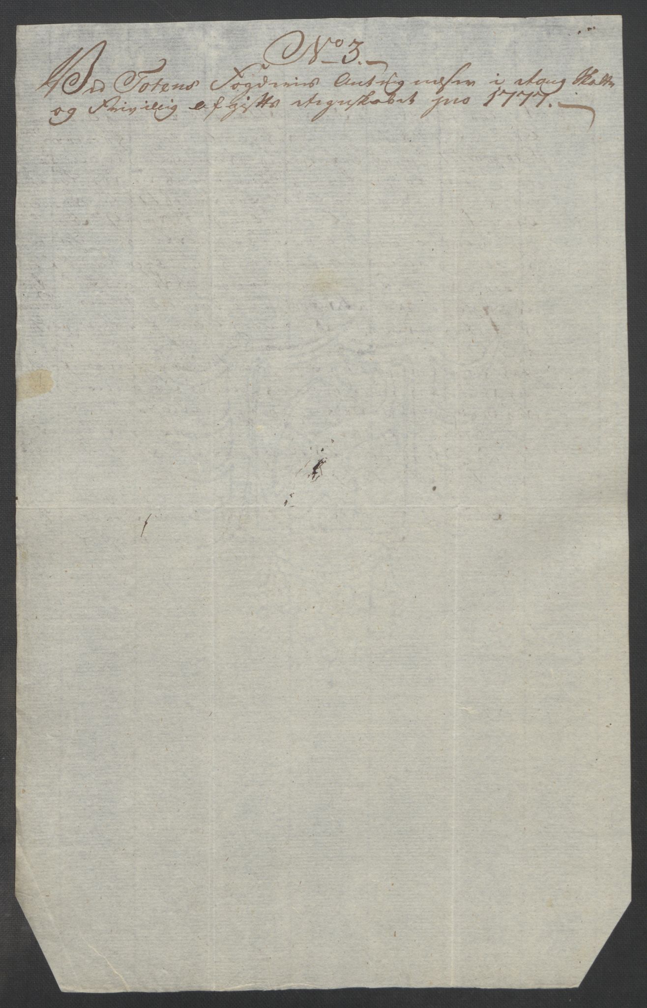Rentekammeret inntil 1814, Reviderte regnskaper, Fogderegnskap, RA/EA-4092/R19/L1399: Fogderegnskap Toten, Hadeland og Vardal, 1762-1783, p. 465