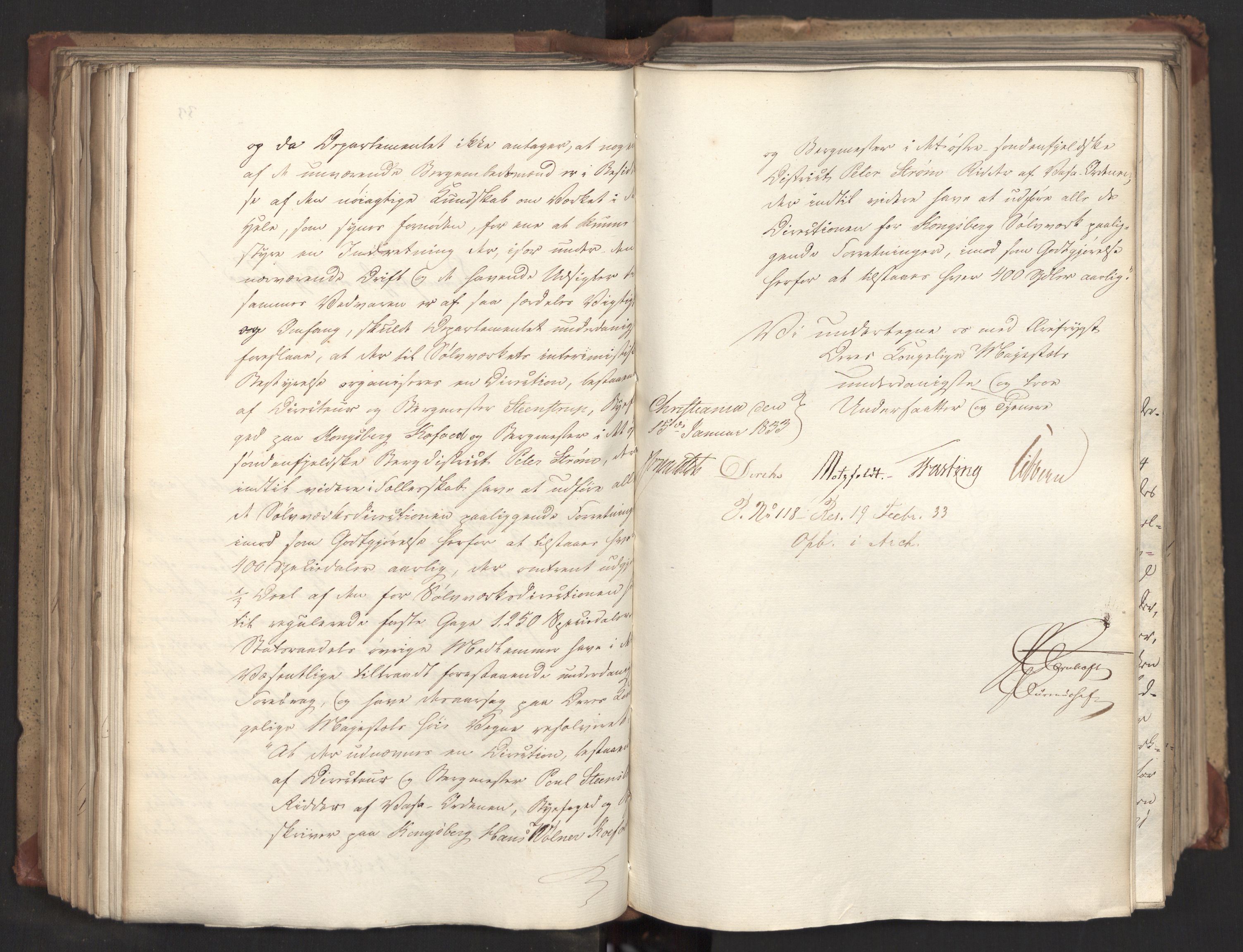 Statsrådsavdelingen i Stockholm, AV/RA-S-1003/D/Da/L0082: Regjeringsinnstillinger nr. 2858-2979, 1833, p. 236