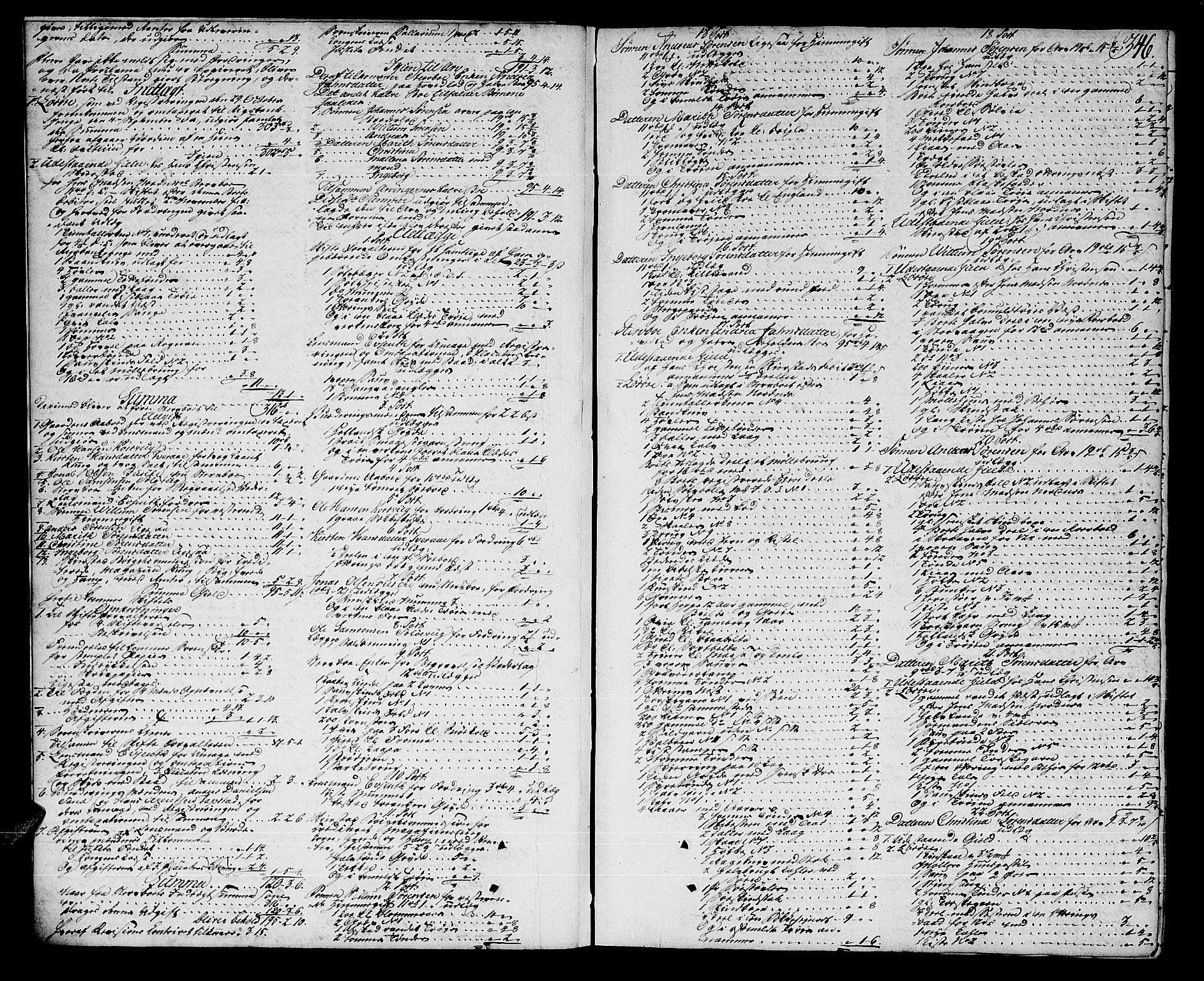 Salten sorenskriveri, AV/SAT-A-4578/1/3/3A/L0042: Skifteprotokoll 19b, 1813-1815, p. 345b-346a