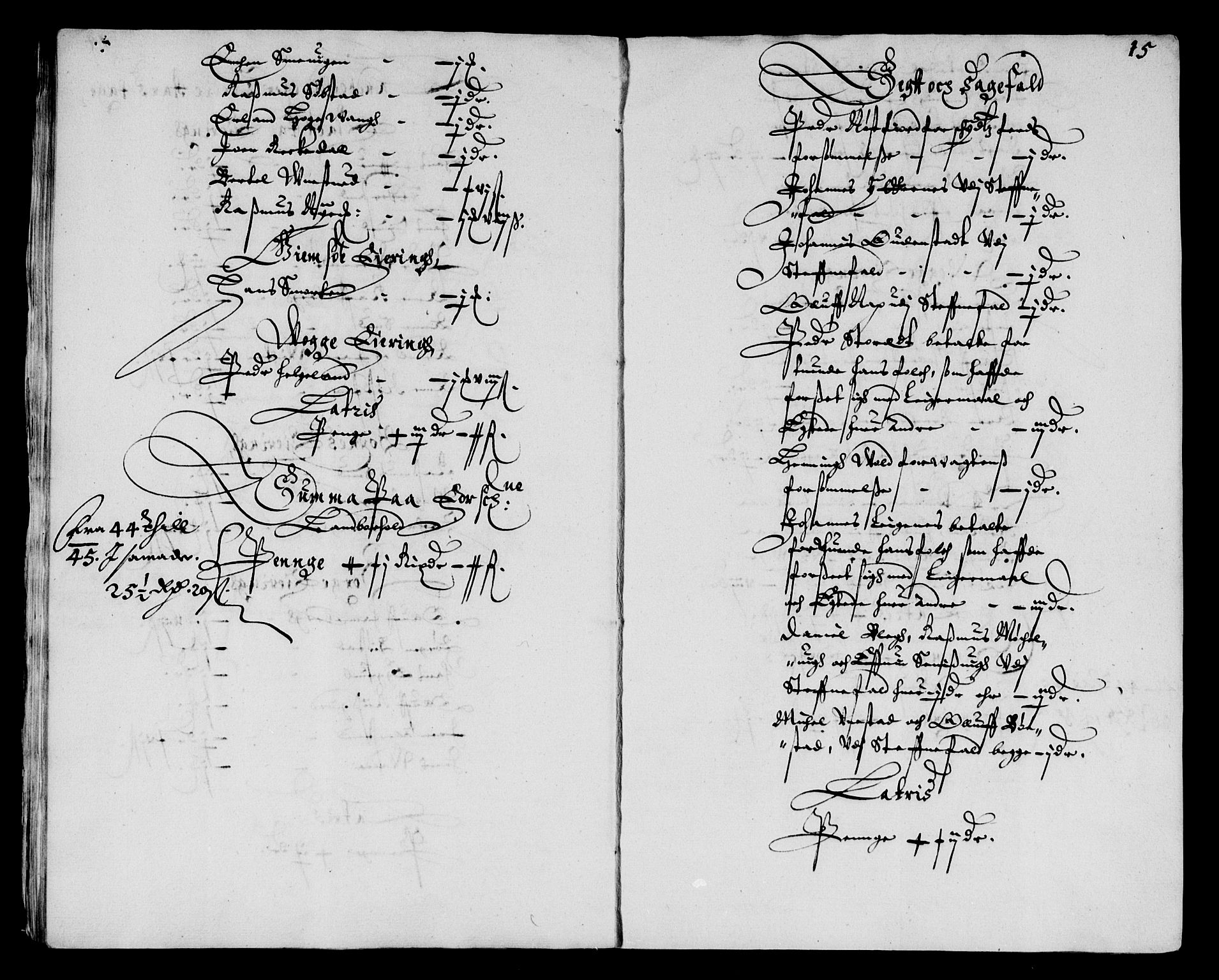 Rentekammeret inntil 1814, Reviderte regnskaper, Lensregnskaper, AV/RA-EA-5023/R/Rb/Rbz/L0033: Nordlandenes len, 1638-1647