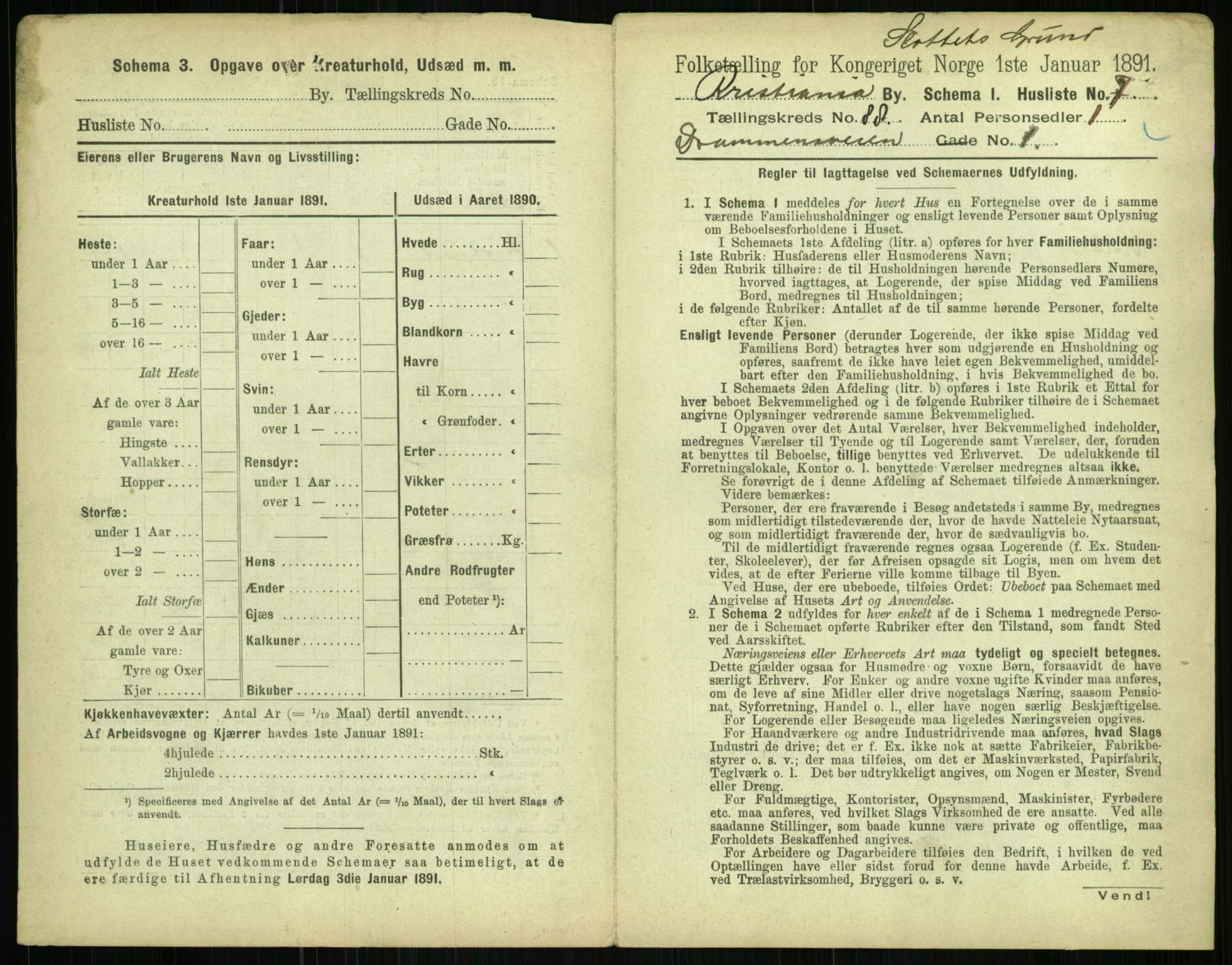 RA, 1891 census for 0301 Kristiania, 1891, p. 43829