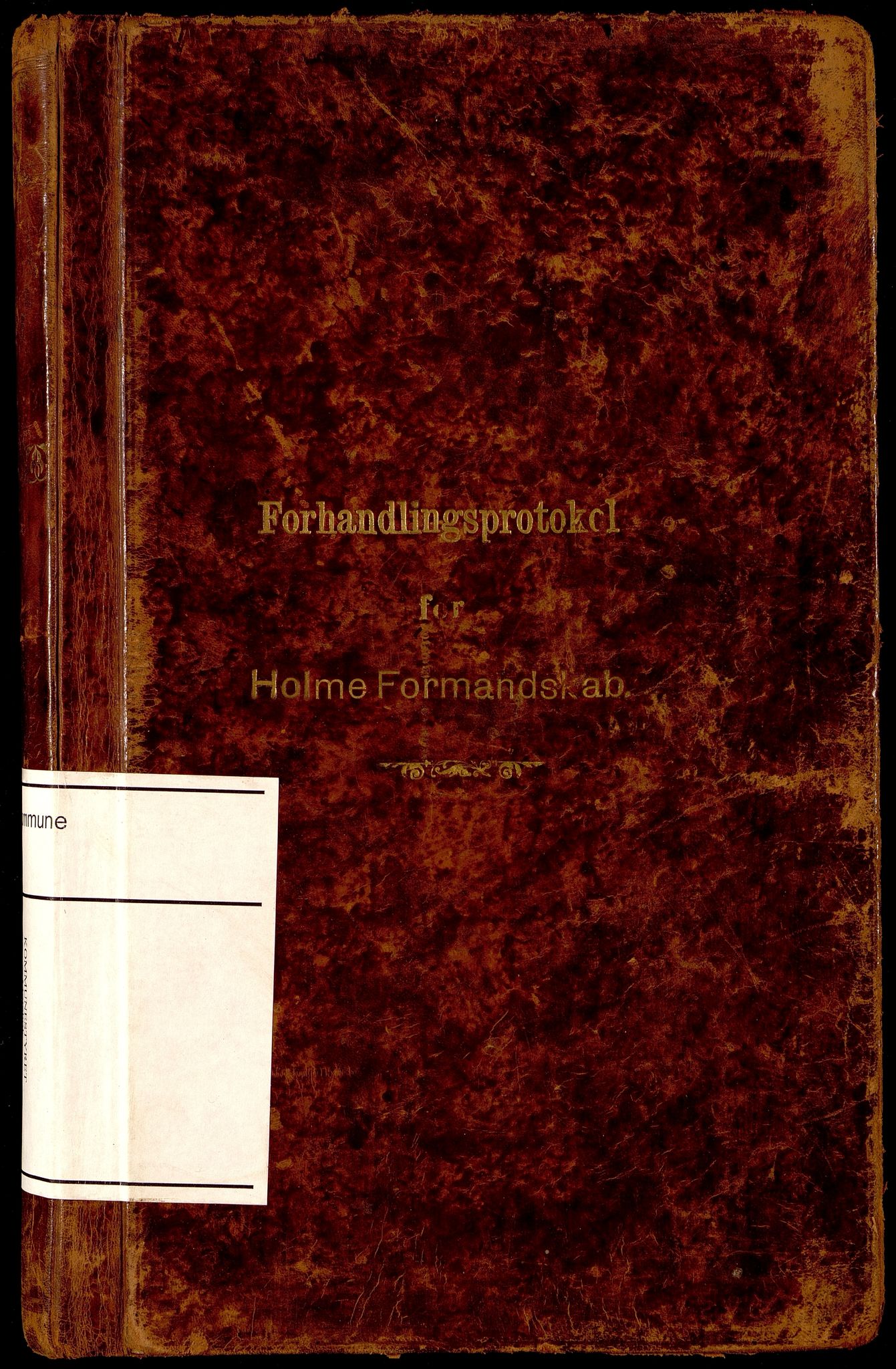 Holum kommune - Formannskapet, ARKSOR/1002HO120/A/L0004: Møtebok, 1902-1916