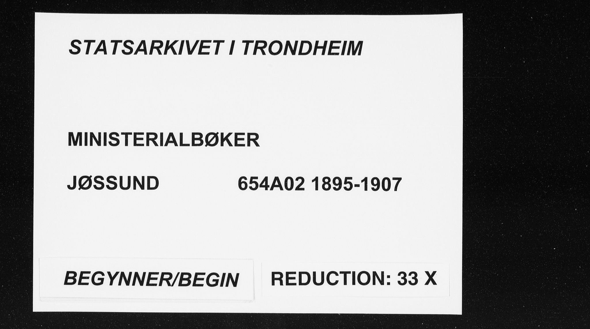Ministerialprotokoller, klokkerbøker og fødselsregistre - Sør-Trøndelag, SAT/A-1456/654/L0664: Parish register (official) no. 654A02, 1895-1907
