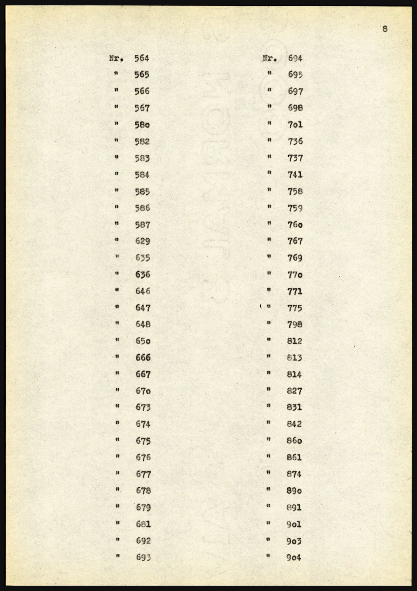 Riksarkivet, Seksjon for eldre arkiv og spesialsamlinger, AV/RA-EA-6797/H/Ha, 1953, p. 8