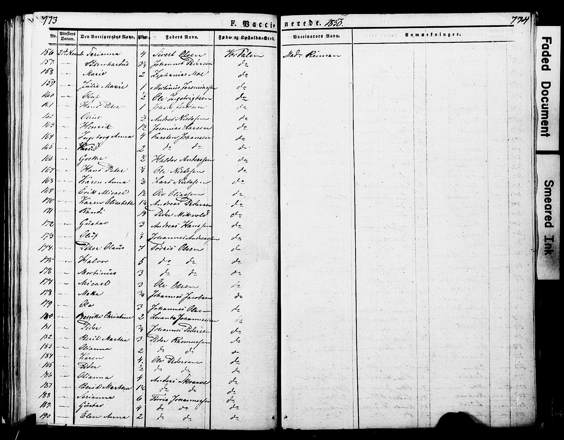 Ministerialprotokoller, klokkerbøker og fødselsregistre - Nord-Trøndelag, AV/SAT-A-1458/723/L0243: Parish register (official) no. 723A12, 1822-1851, p. 773-774