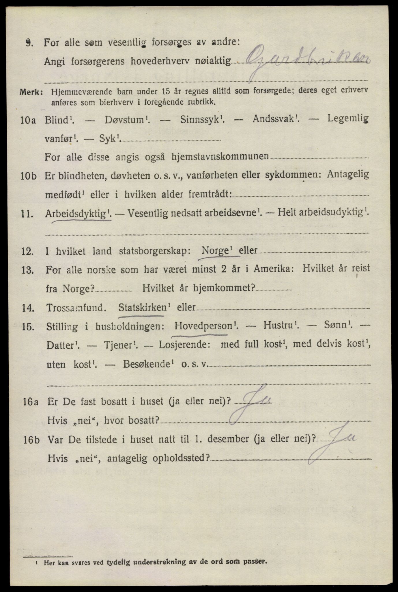 SAO, 1920 census for Eidsvoll, 1920, p. 20274