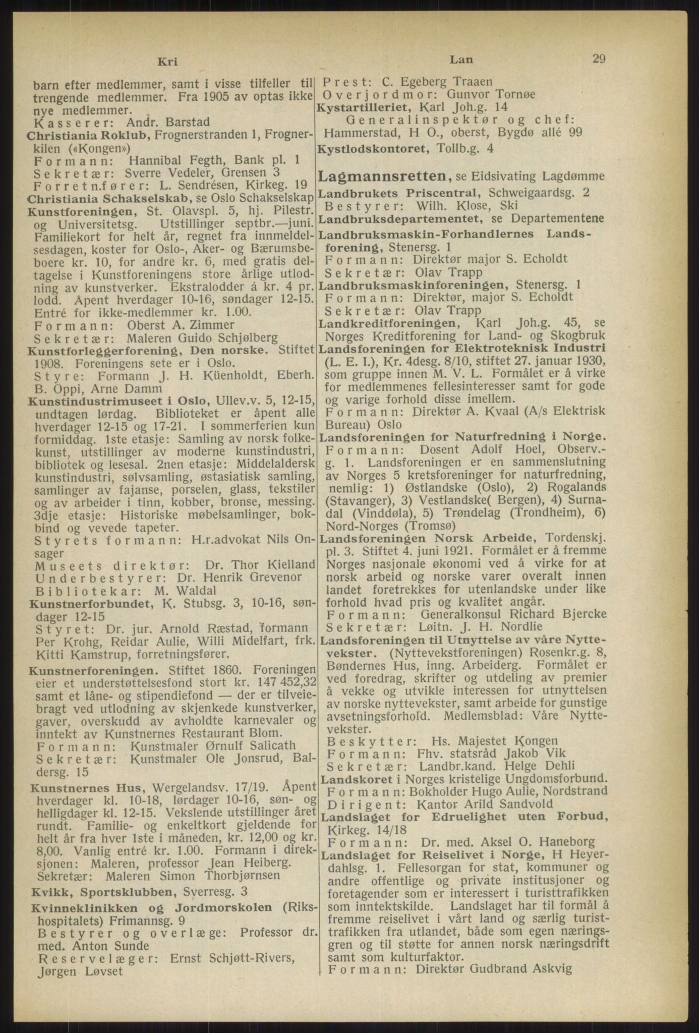 Kristiania/Oslo adressebok, PUBL/-, 1937, p. 29