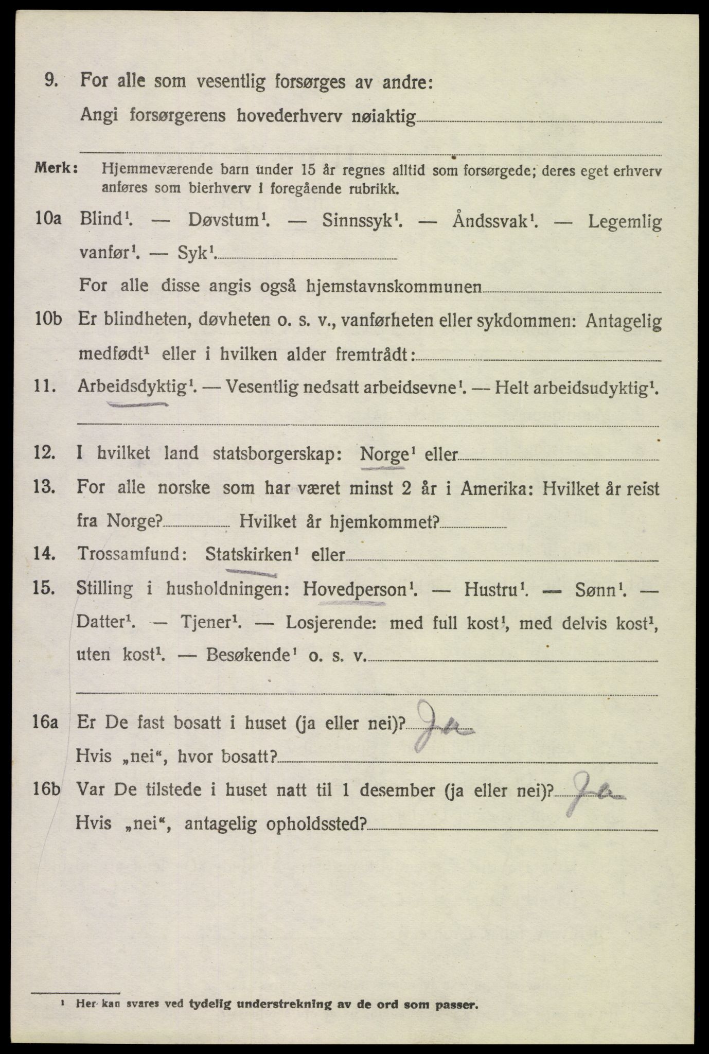 SAH, 1920 census for Stange, 1920, p. 17718
