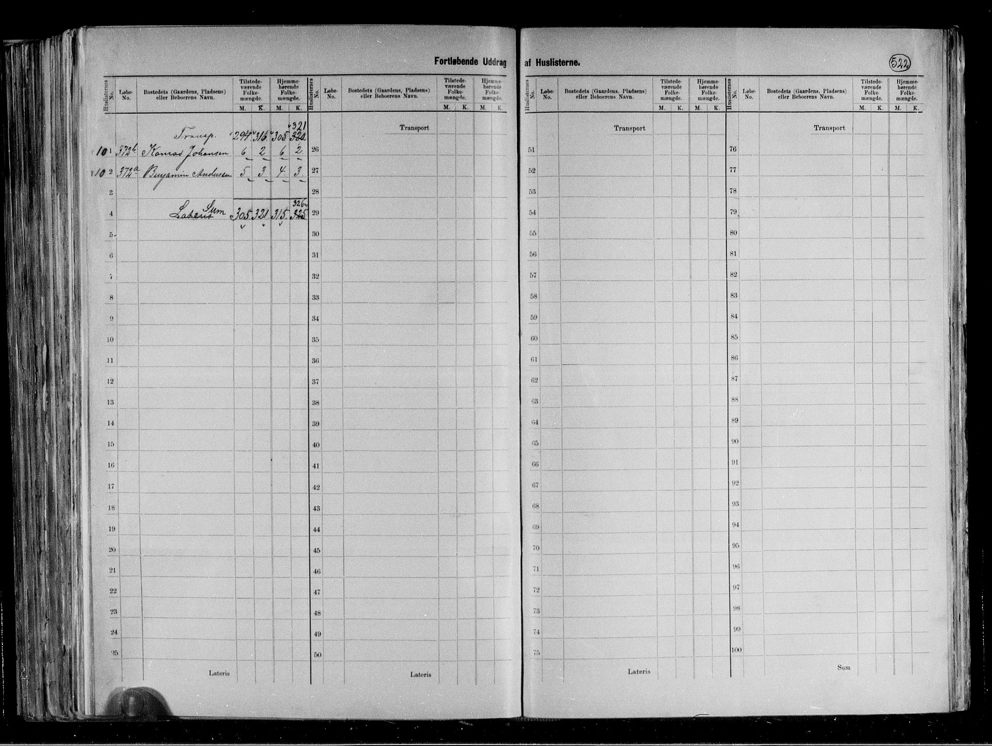 RA, 1891 census for 1750 Vikna, 1891, p. 7