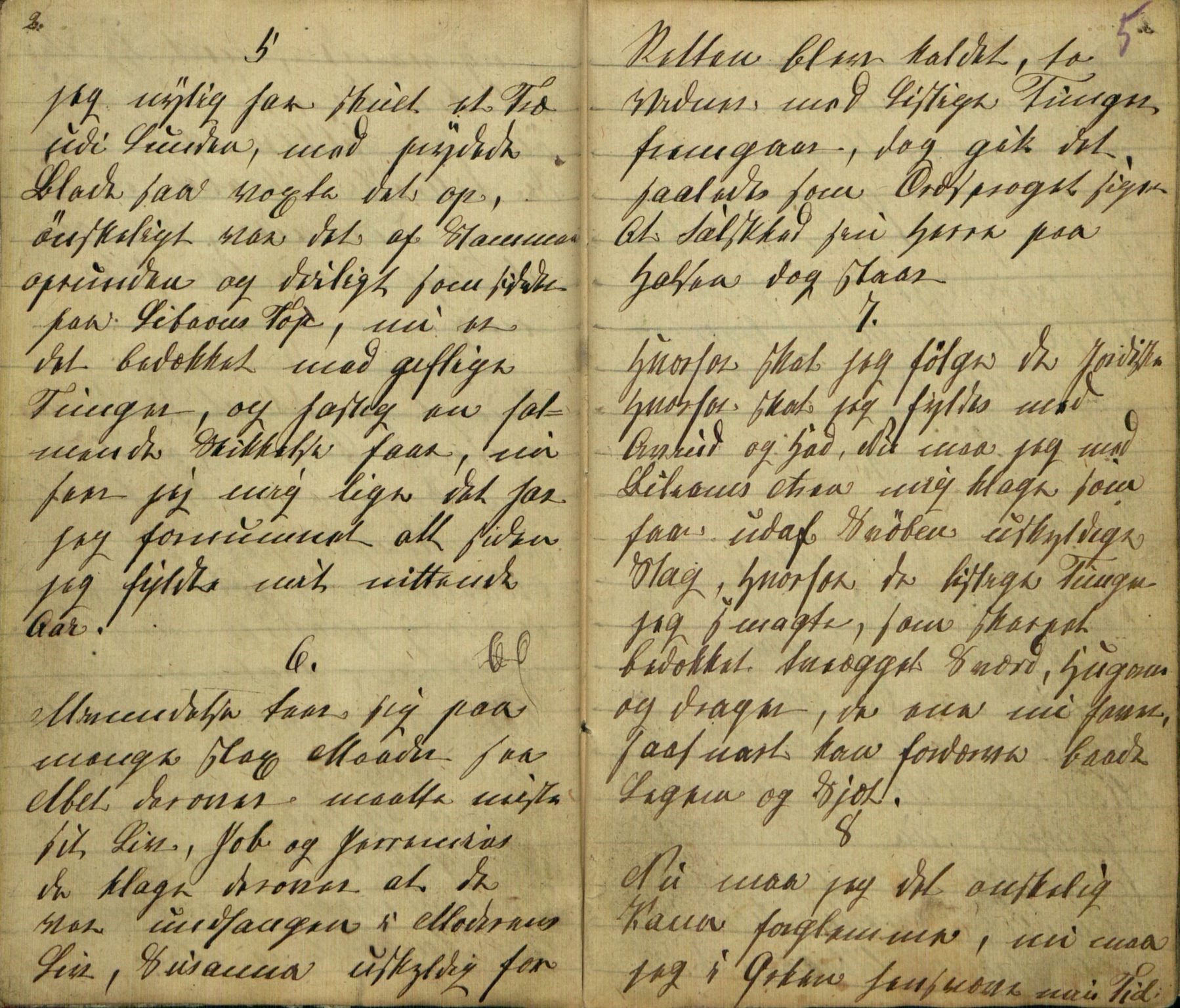 Rikard Berge, TEMU/TGM-A-1003/F/L0005/0018: 160-200 / 177 Handskriven visebok. Tilhører Aasheim af Sigjords Præstegjeld, 1870. Vise, 1870, p. 4-5